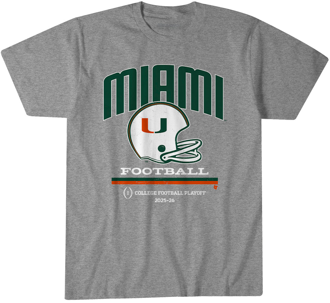 Miami Football: 2025 CFP Vintage Helmet 1