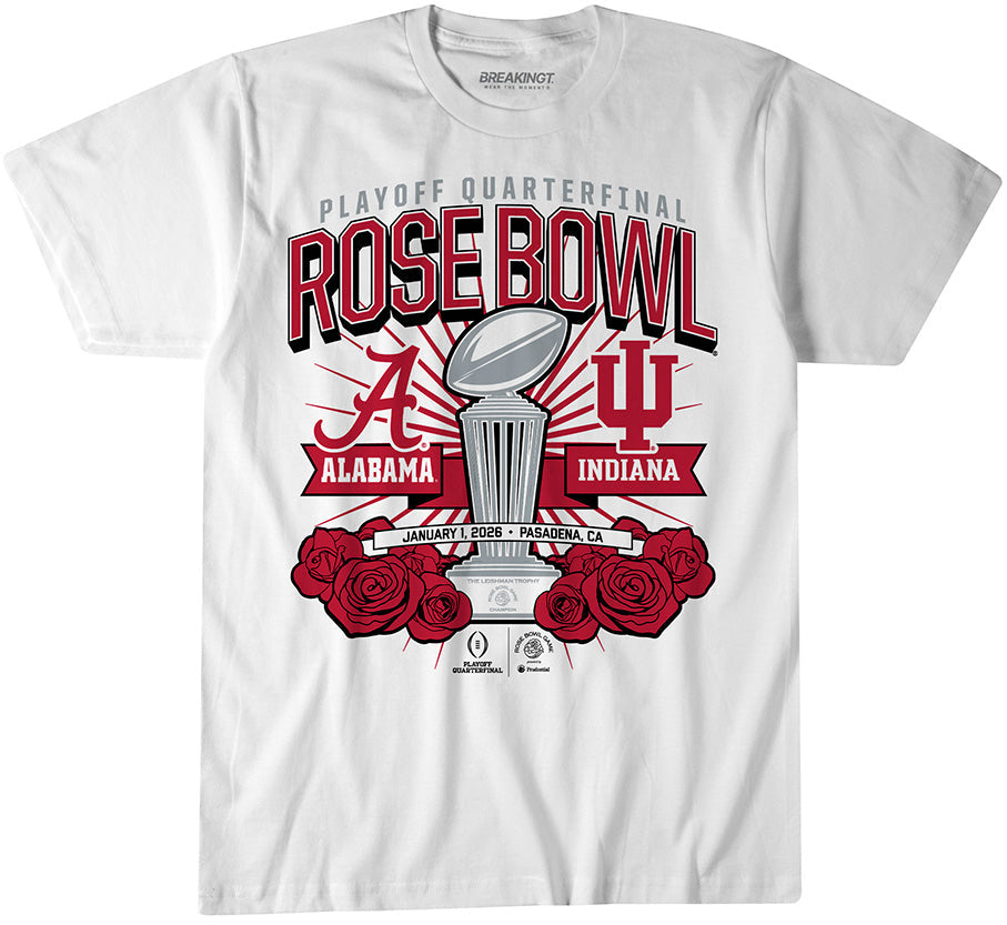Indiana Hoosiers & Alabama Crimson Tide: 2025-26 CFP Rose Bowl Matchup 1