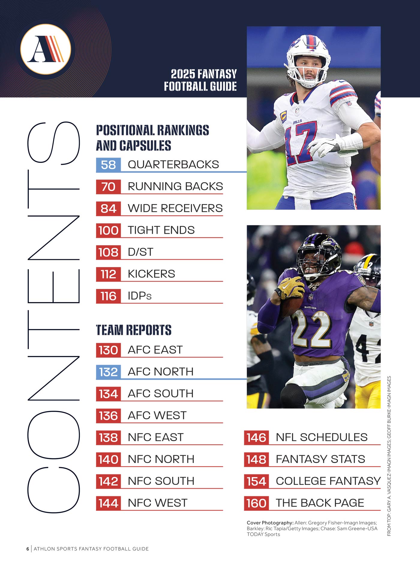 Athlon Sports - Fantasy Football 2025: 350+ Player Reports, 280 Player Big Board, League Domination, Top Picks, Cheat Sheets, Positional Rankings, Guillotine League Primer, Rookie Rankings & More! 4