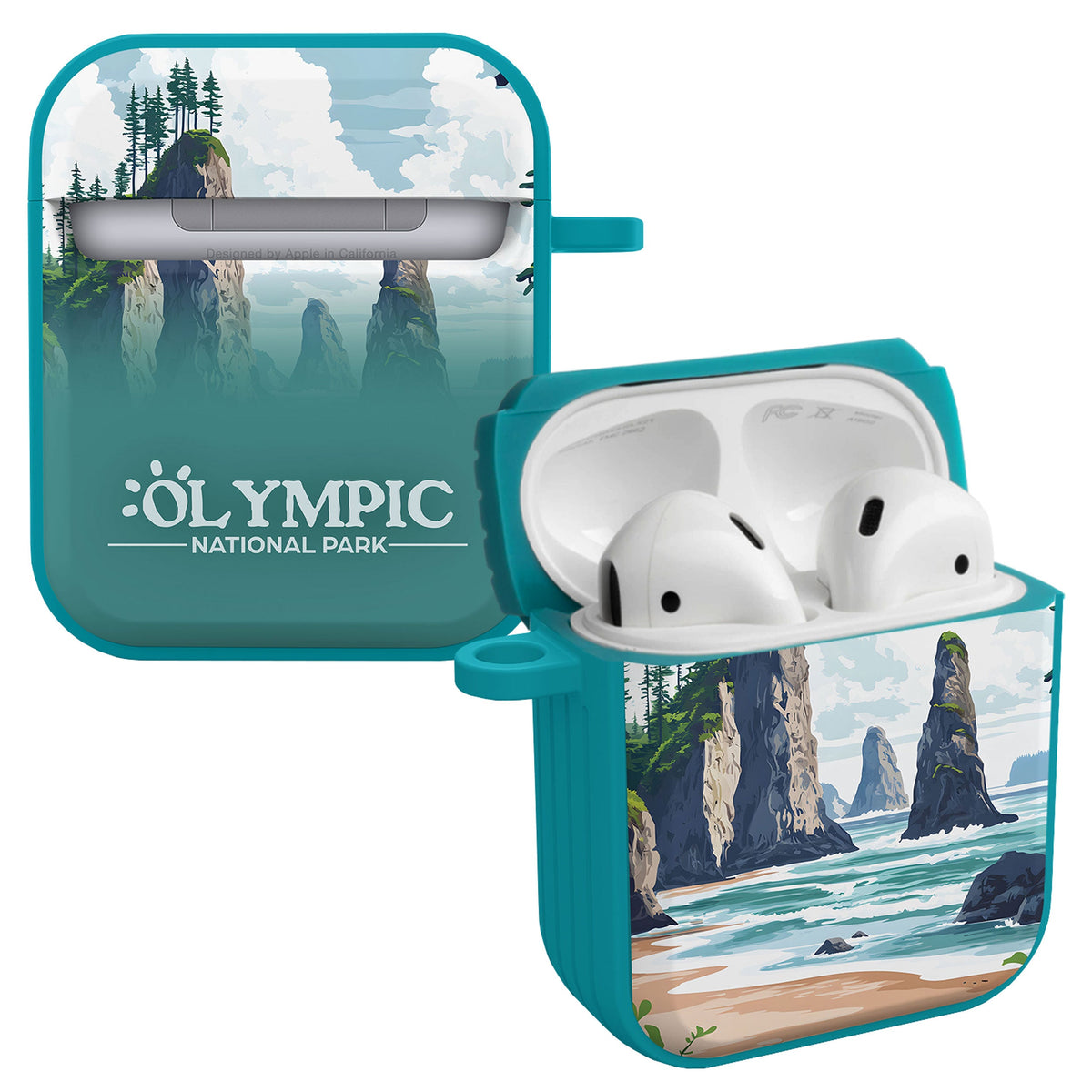 National Parks Olympic HDX Apple Airpods Gen 1 & 2 Case Cover | Affinity Bands 1