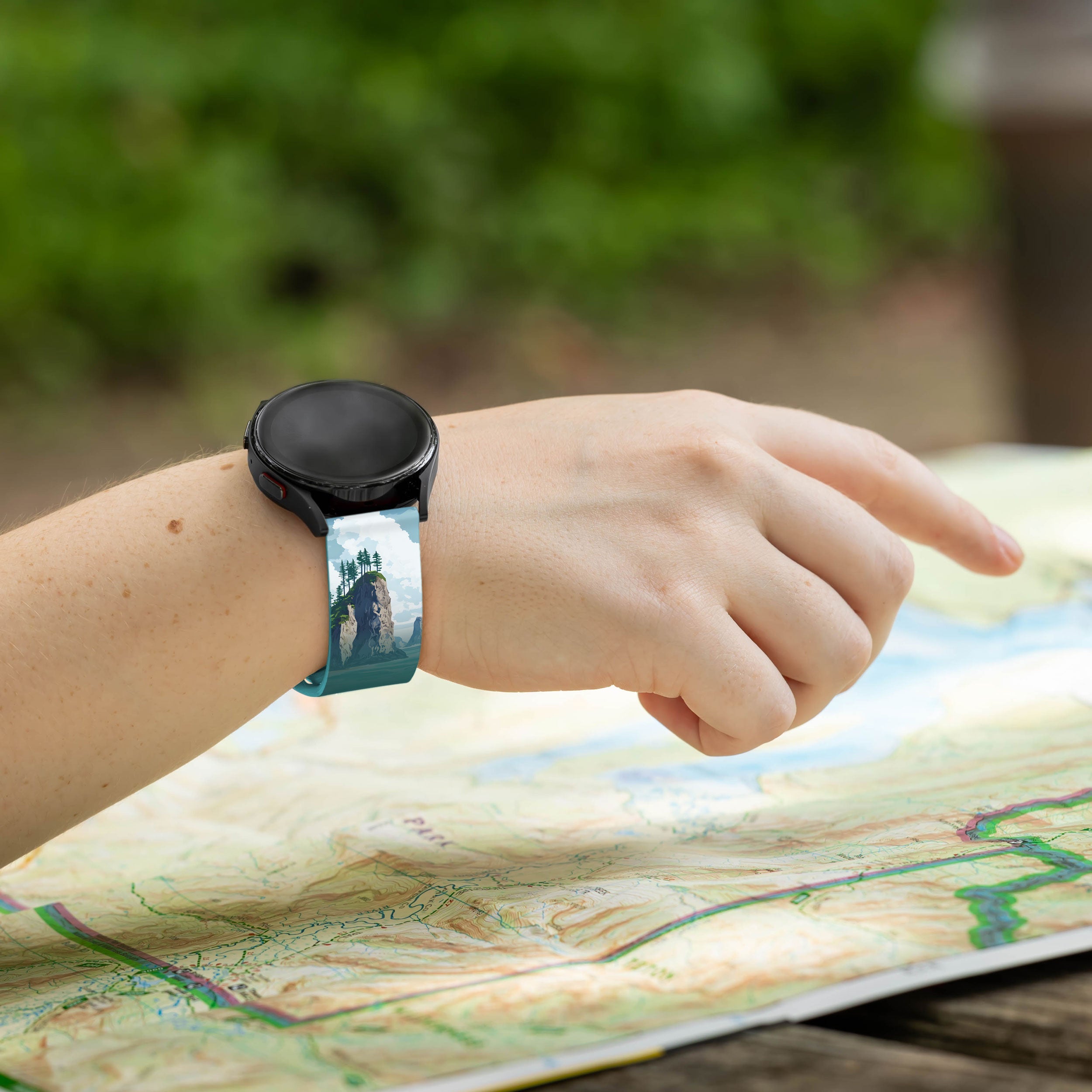 National Parks Olympic HD  Watchband for Samsung, Garmin, Fossil, and More | Affinity Bands 3