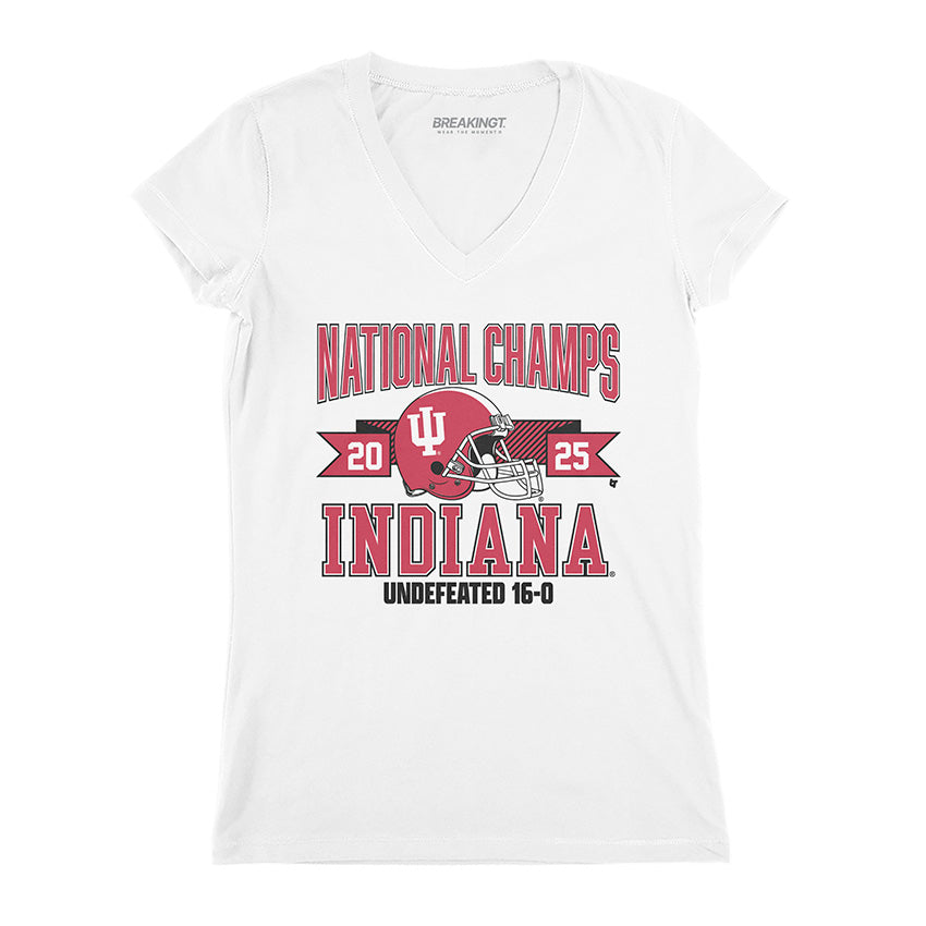 Indiana Football: 2025 CFP National Champions Arched Helmet 3