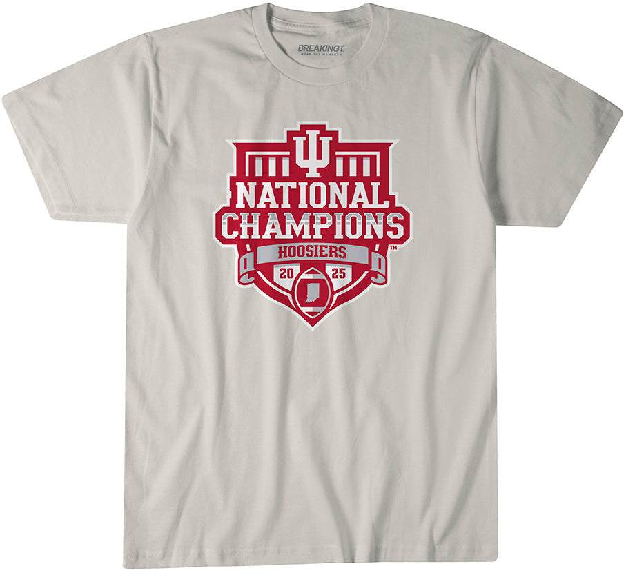 Indiana Football: 2025 CFP National Champions Logo 2