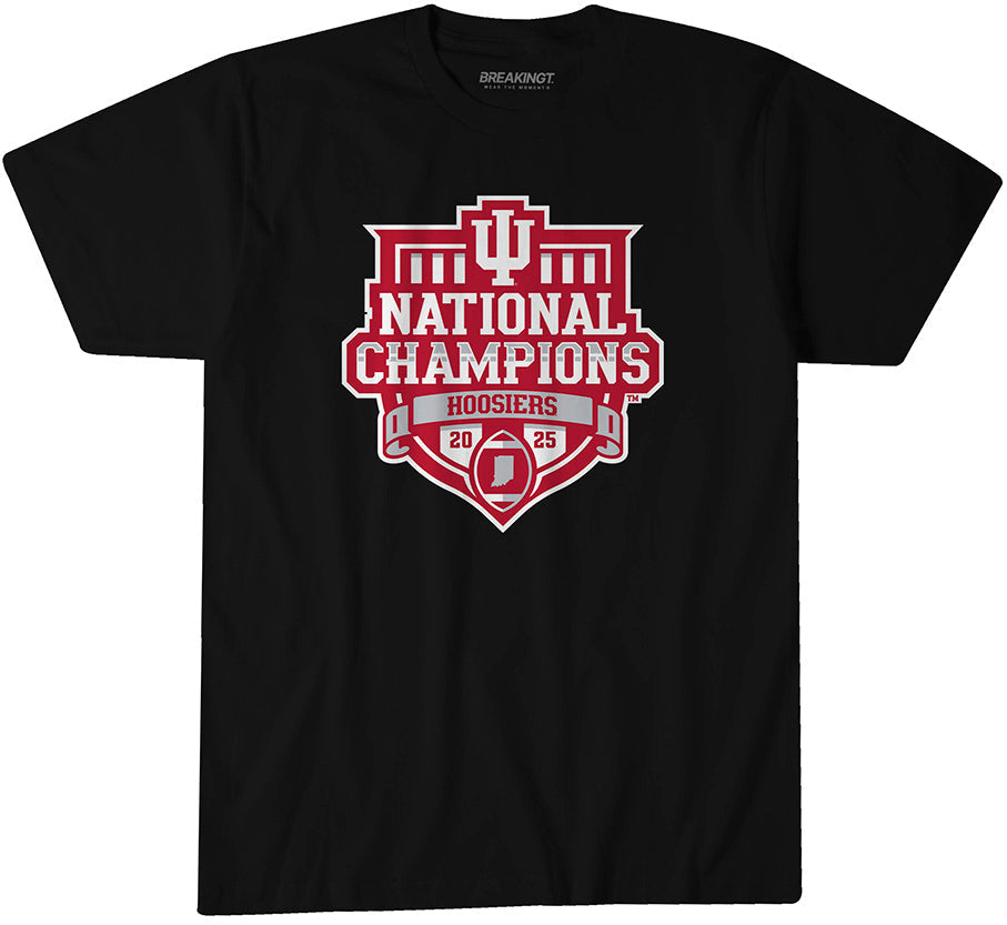 Indiana Football: 2025 CFP National Champions Logo 4