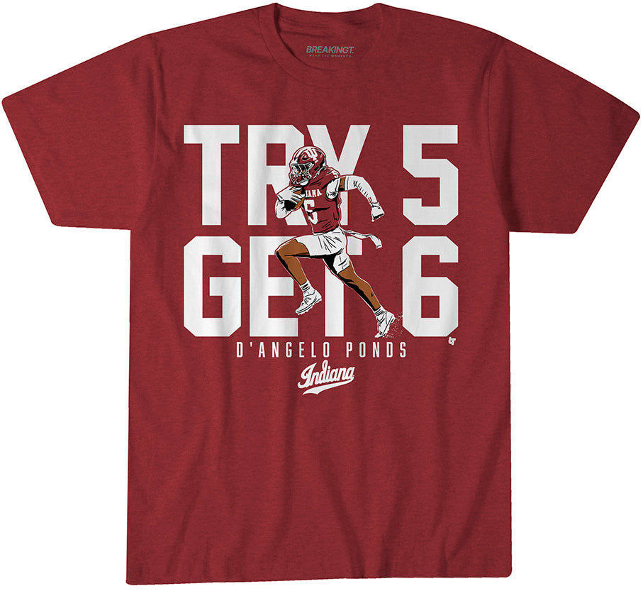 Indiana Football: D'Angelo Ponds Try 5 Get 6 1
