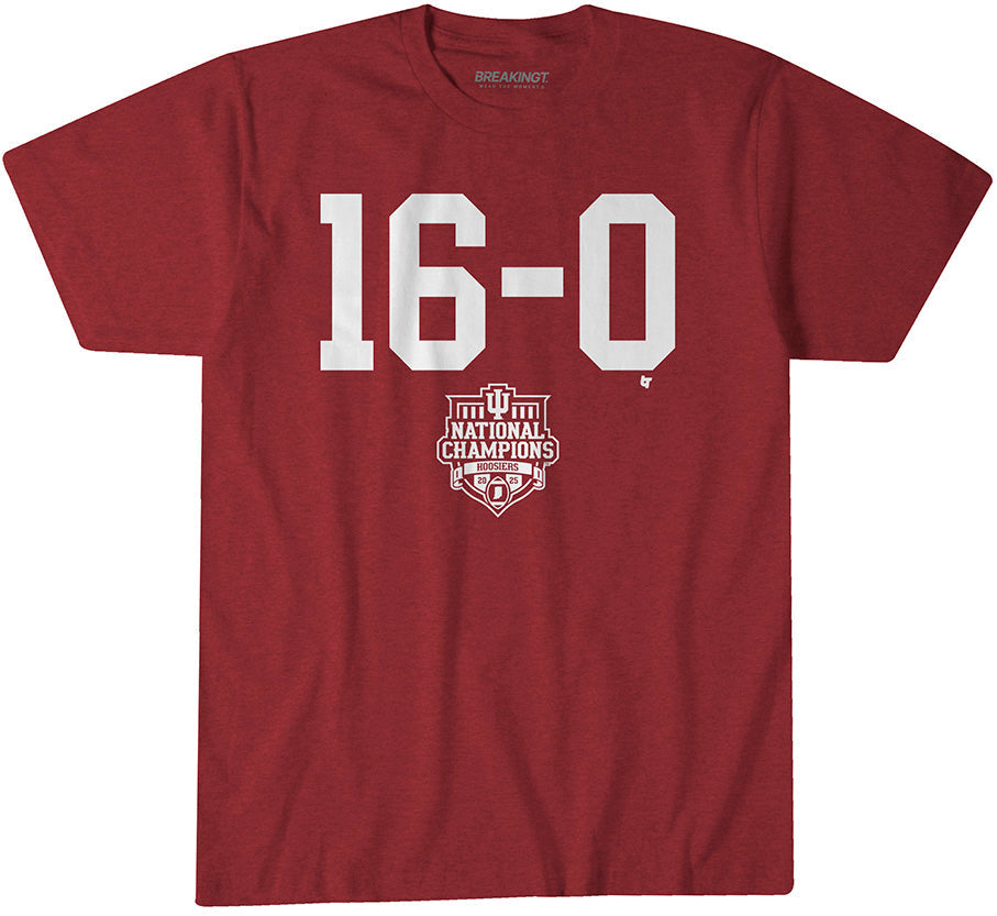 Indiana Football: 16-0 2025 CFP National Champions 1