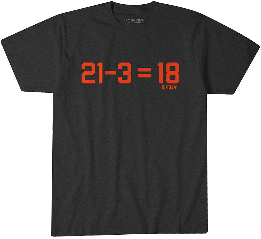 Caleb Williams: 21-3 = 18 1