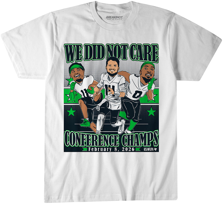Sam Darnold, Jaxon Smith-Njigba, & DeMarcus Lawrence: Conference Champions Caricatures 1