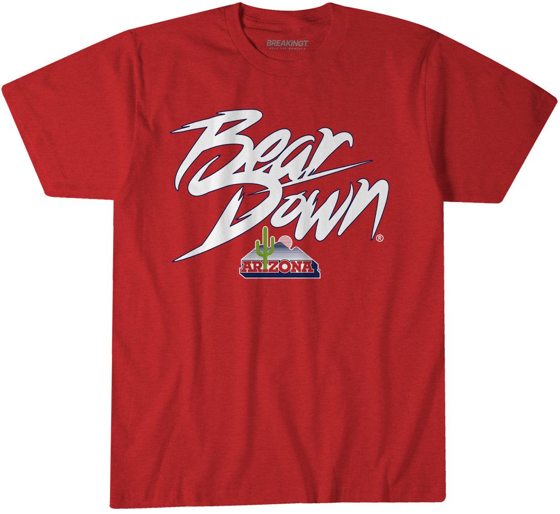 Arizona Wildcats: Bear Down Cactus Logo 2