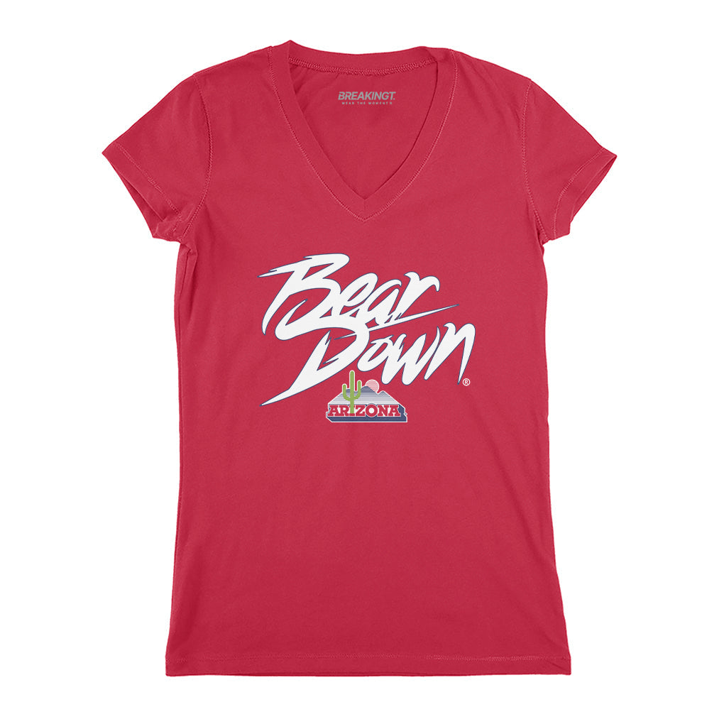 Arizona Wildcats: Bear Down Cactus Logo 6