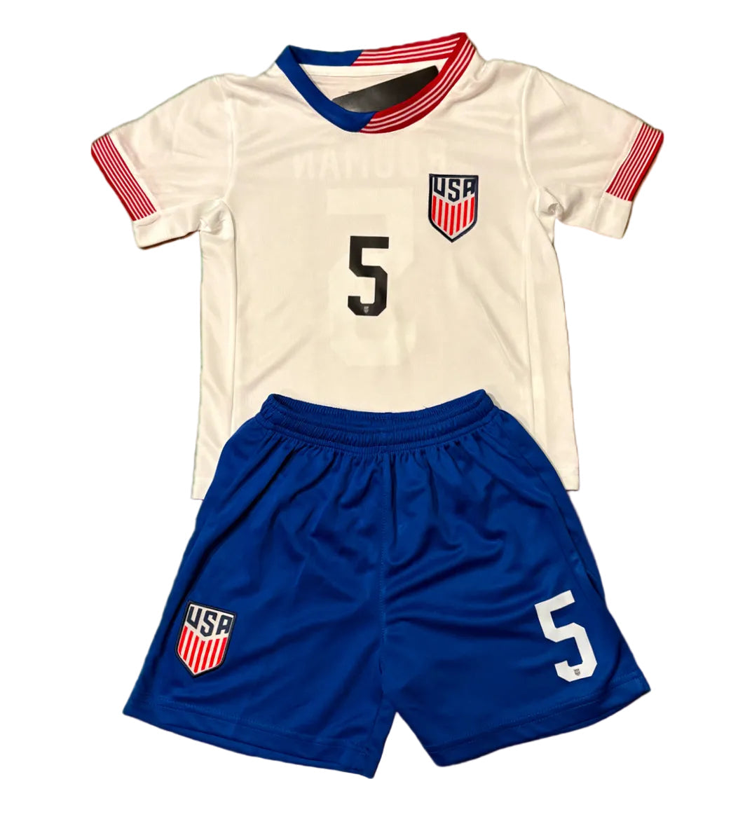 Trinity Rodman Home White Kids Soccer Jersey -All Kid Sizing 2