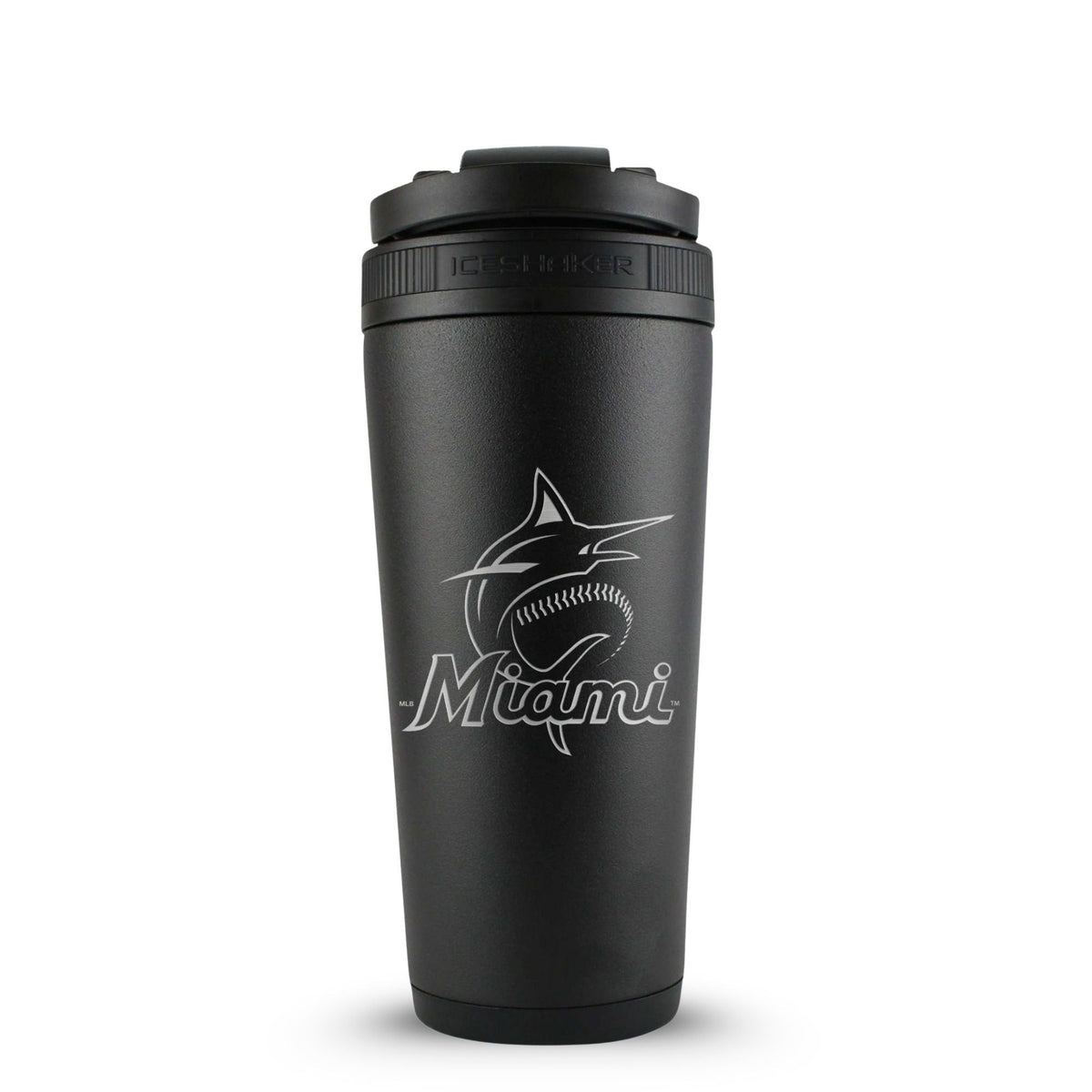 Officially Licensed Miami Marlins 26oz Ice Shaker 1