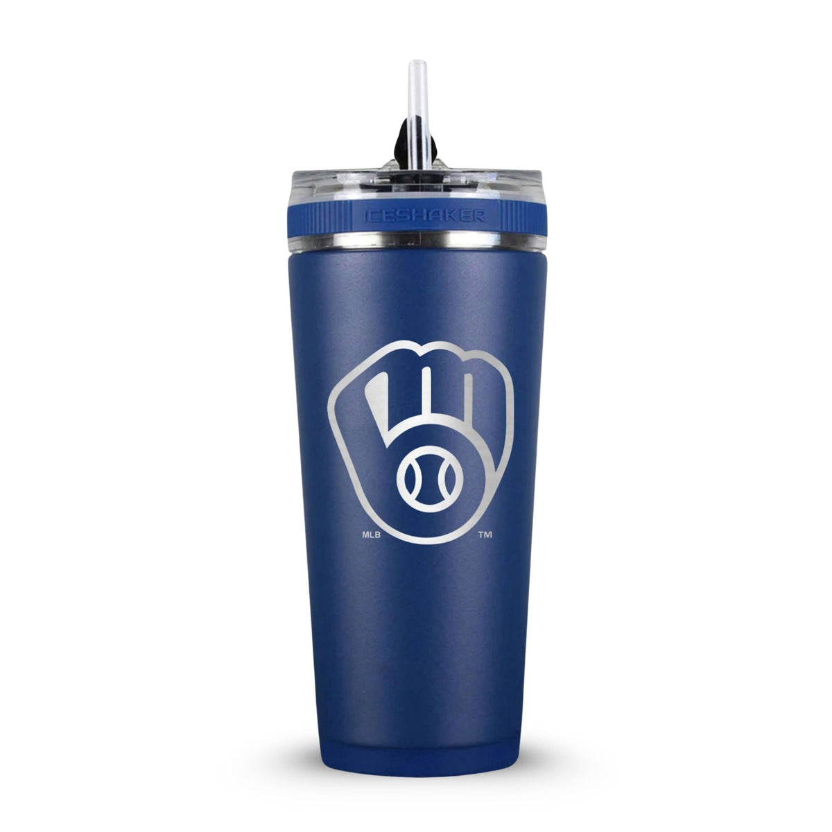 Officially Licensed Milwaukee Brewers 26oz Flex Bottle | Ice Shaker