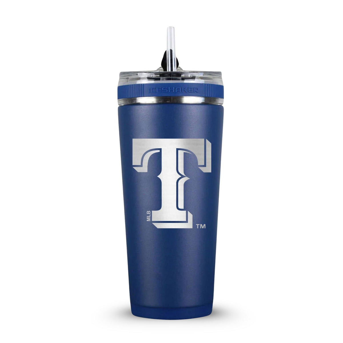 Officially Licensed Texas Rangers 26oz Flex Bottle | Ice Shaker