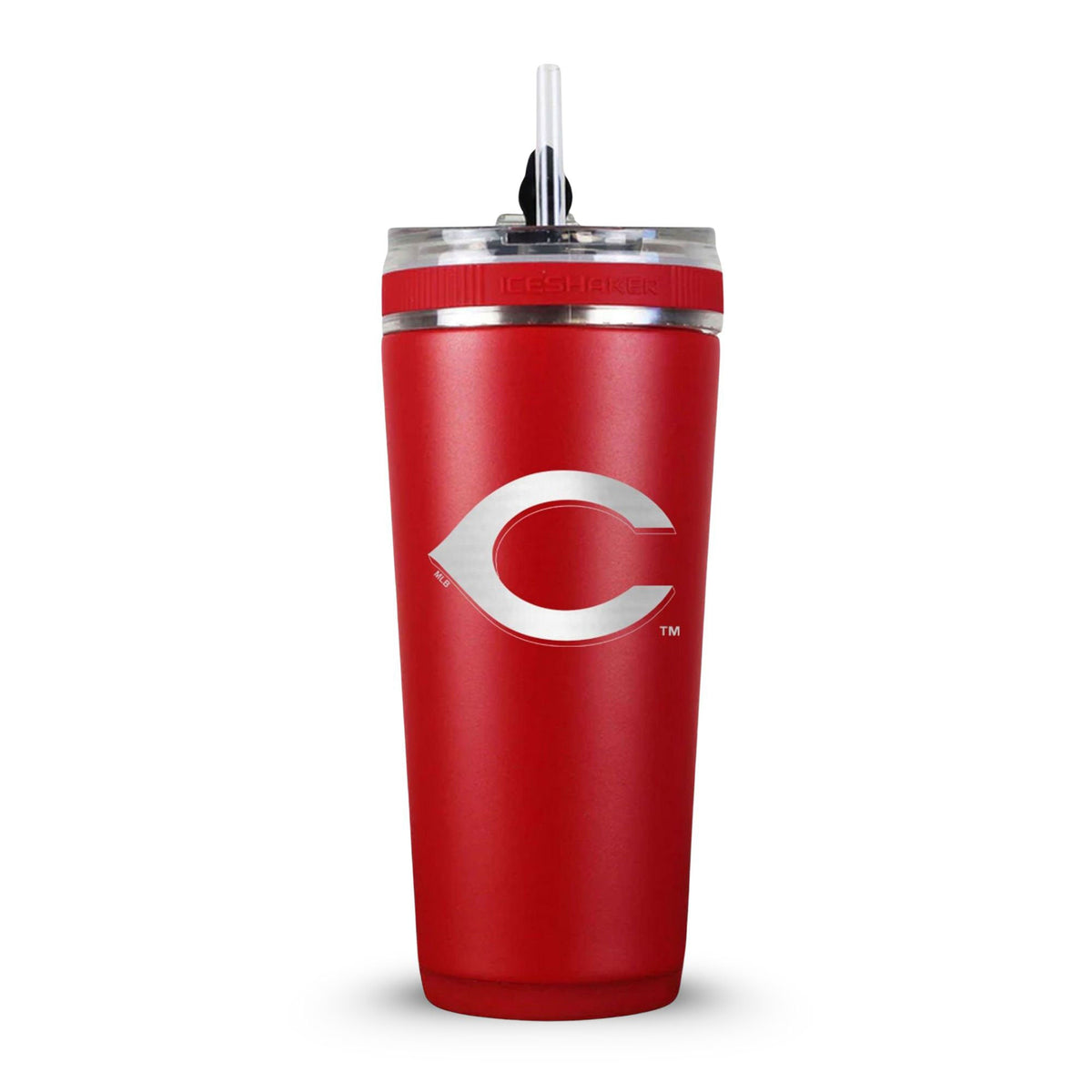 Officially Licensed Cincinnati Reds 26oz Flex Bottle | Ice Shaker 7