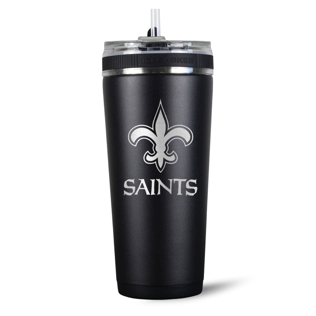 Officially Licensed New Orleans Saints 26oz Flex Bottle | Ice Shaker 1