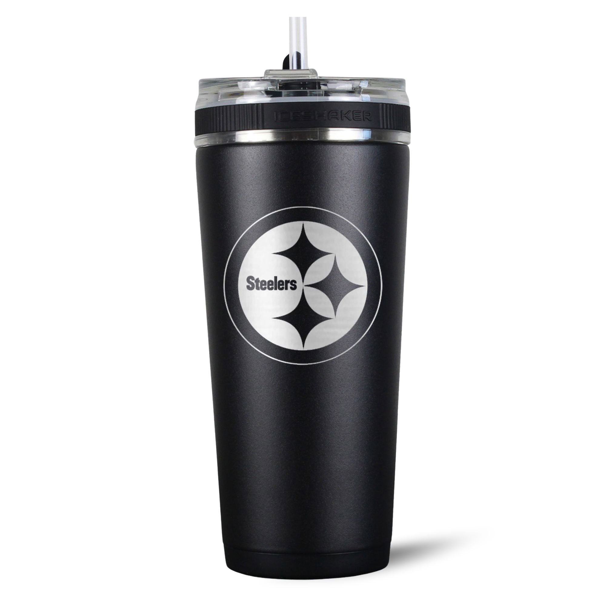 Officially Licensed Pittsburgh Steelers 26oz Flex Bottle | Ice Shaker 1