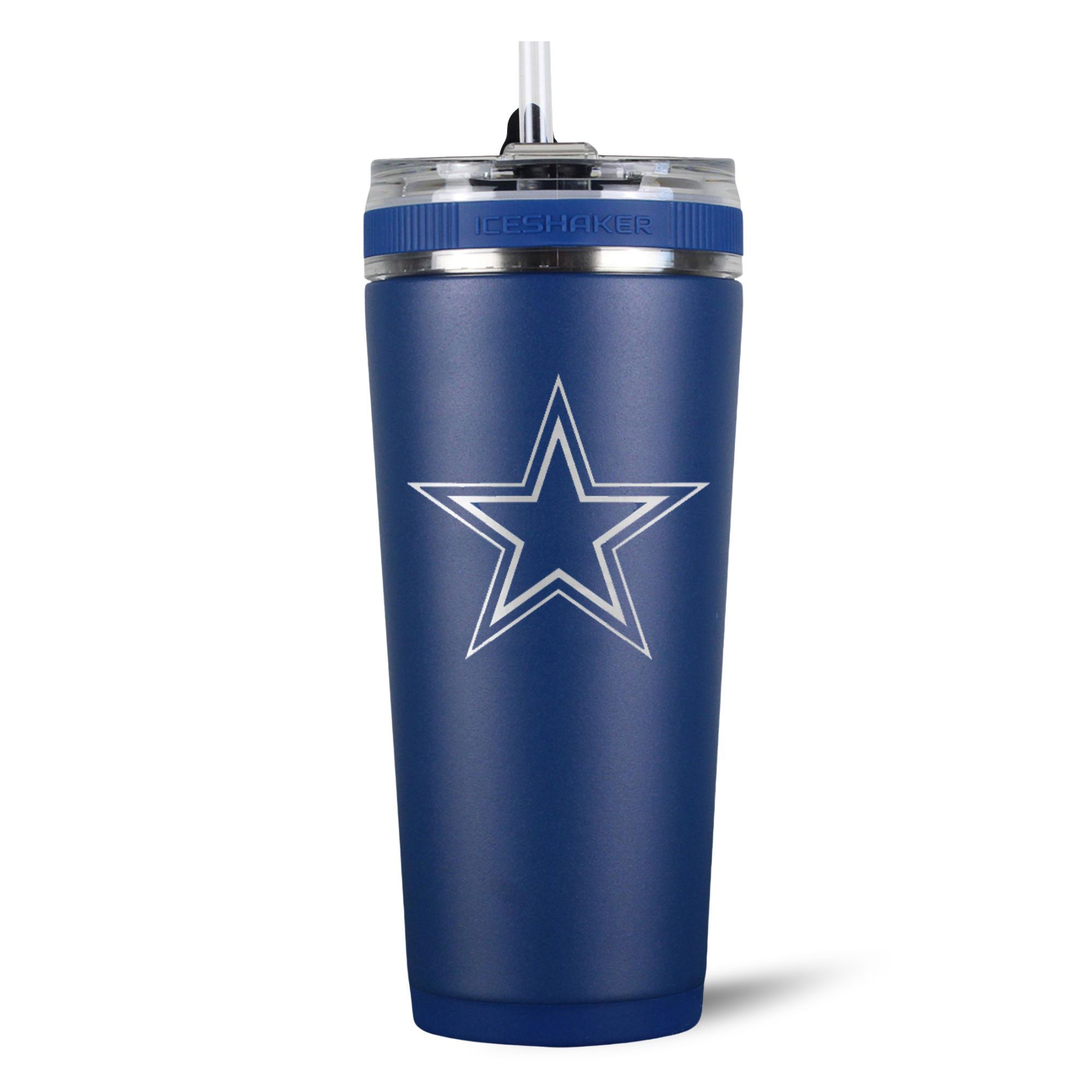 Officially Licensed Dallas Cowboys 26oz Flex Bottle | Ice Shaker 7