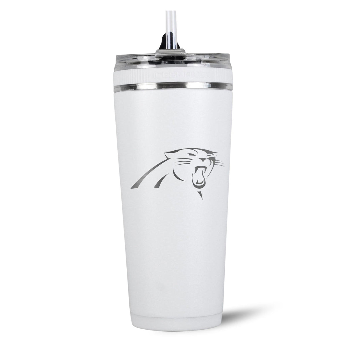 Officially Licensed Carolina Panthers 26oz Flex Bottle | Ice Shaker 7