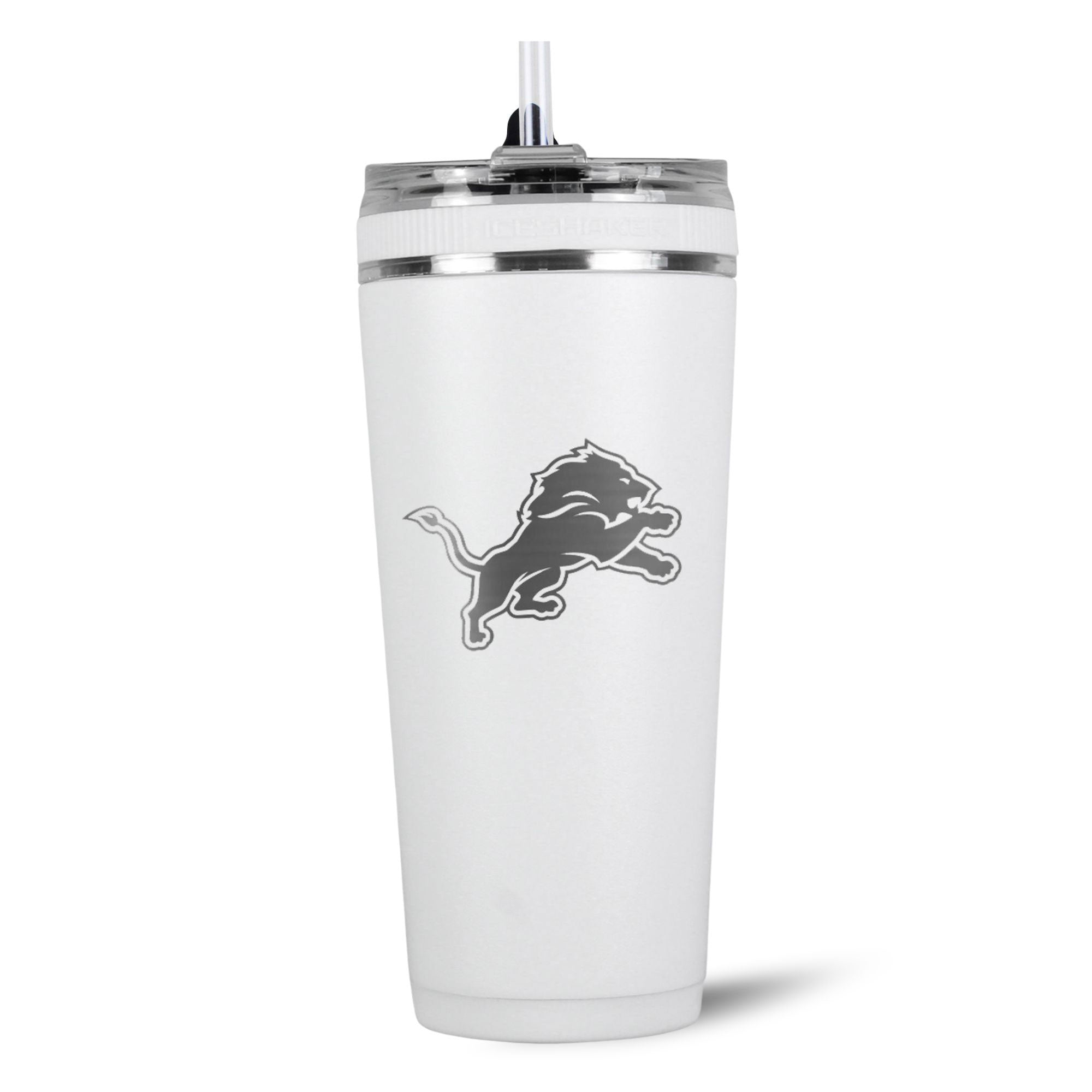 Officially Licensed Detroit Lions 26oz Flex Bottle | Ice Shaker 7
