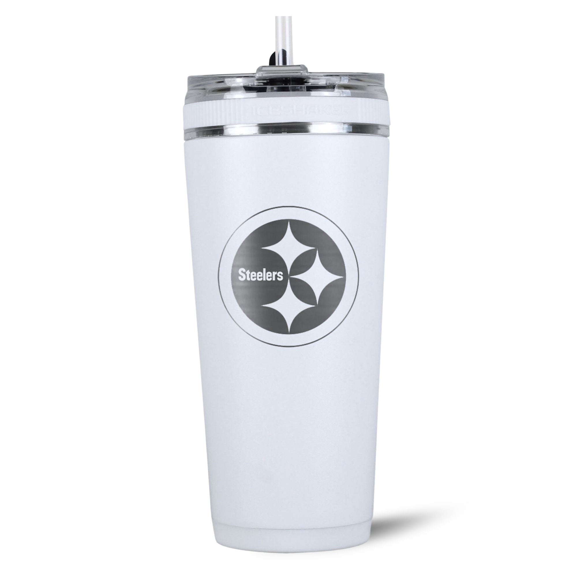 Officially Licensed Pittsburgh Steelers 26oz Flex Bottle | Ice Shaker 2