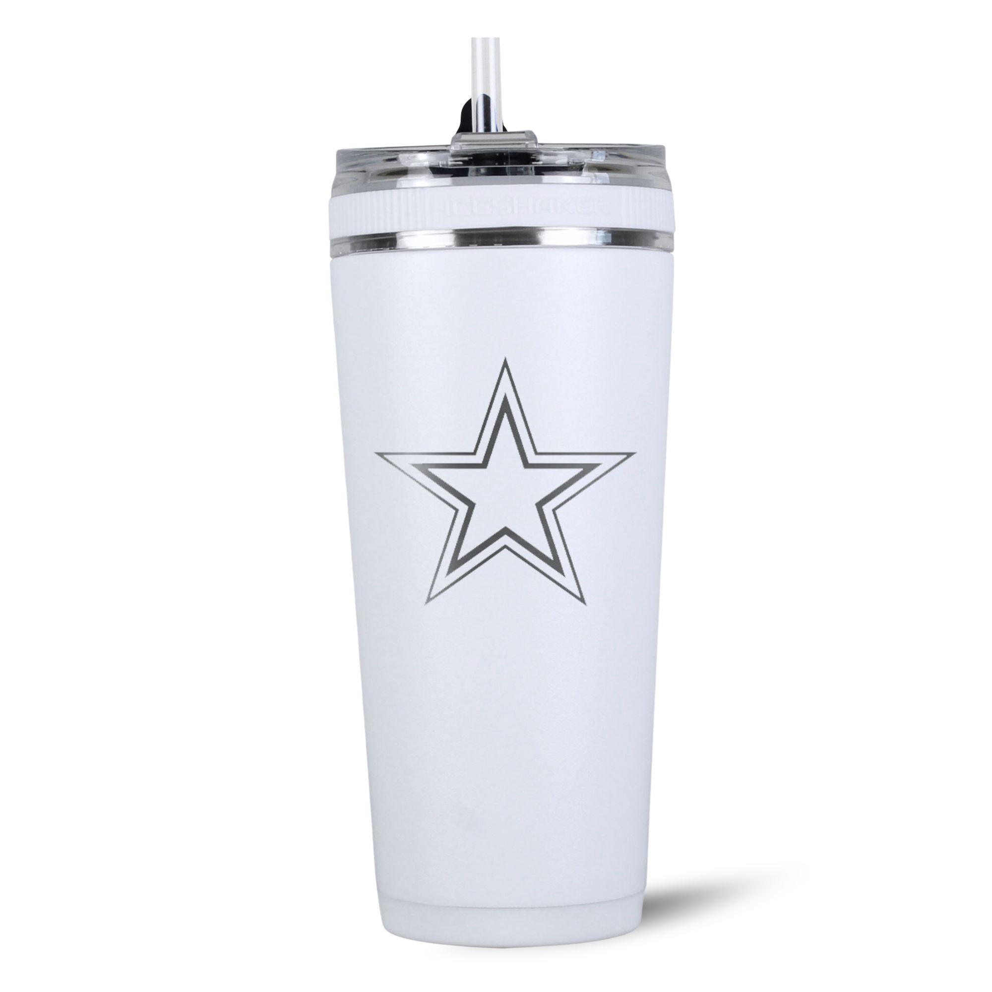 Officially Licensed Dallas Cowboys 26oz Flex Bottle | Ice Shaker 13