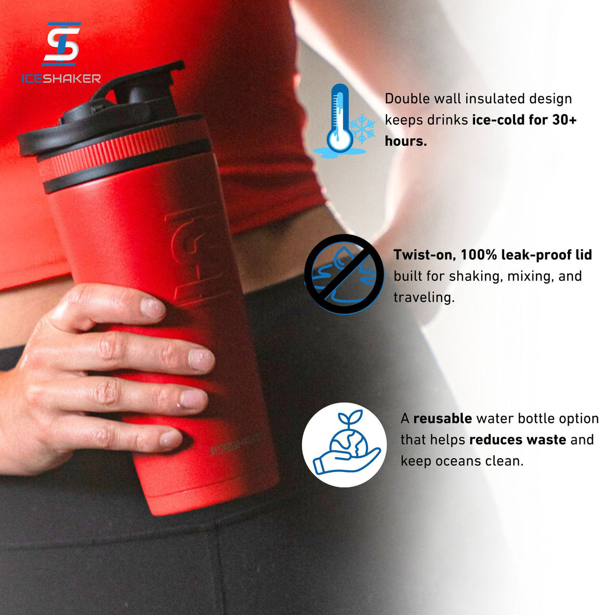 Officially Licensed Texas Rangers 26oz Ice Shaker 10