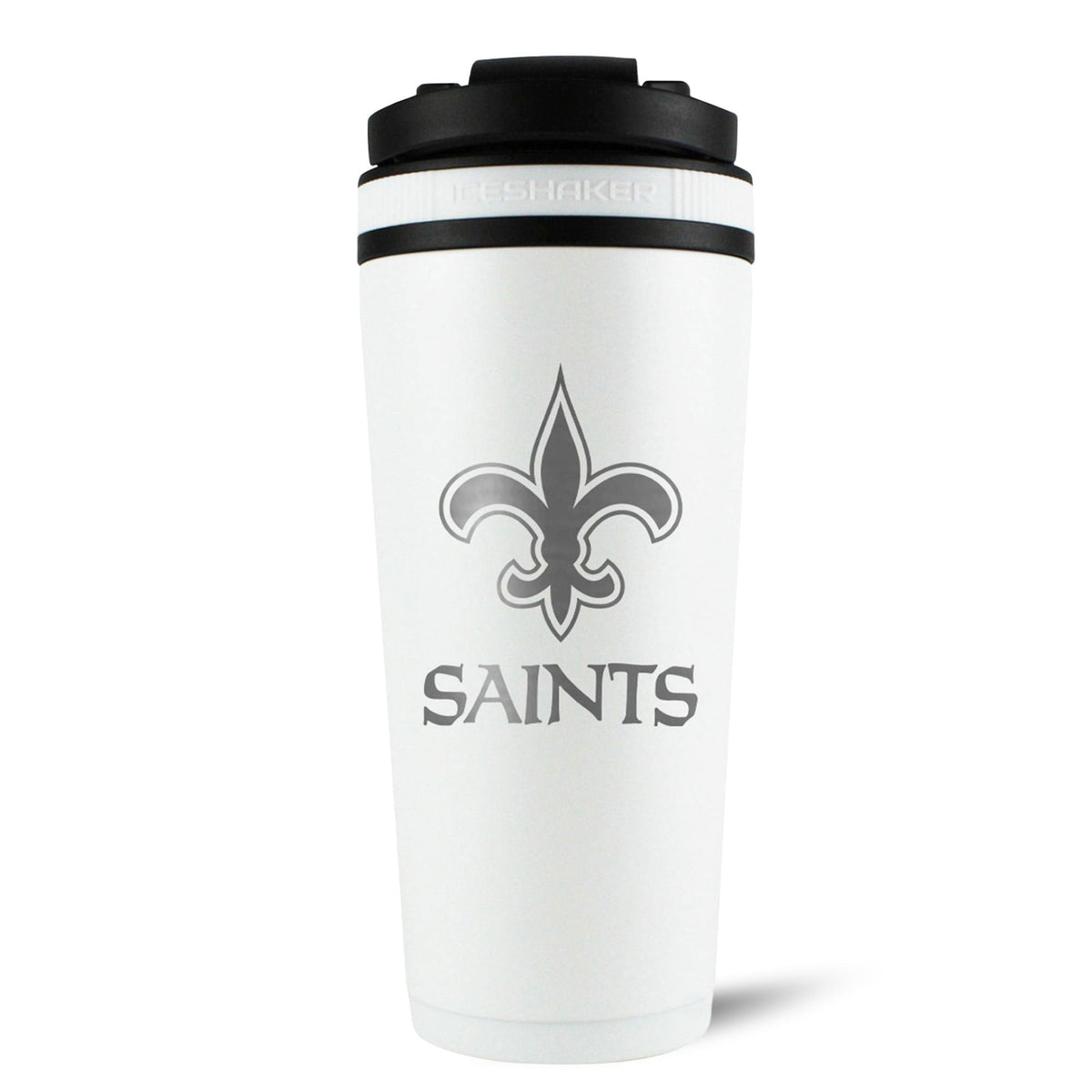 Officially Licensed New Orleans Saints 26oz Ice Shaker 8