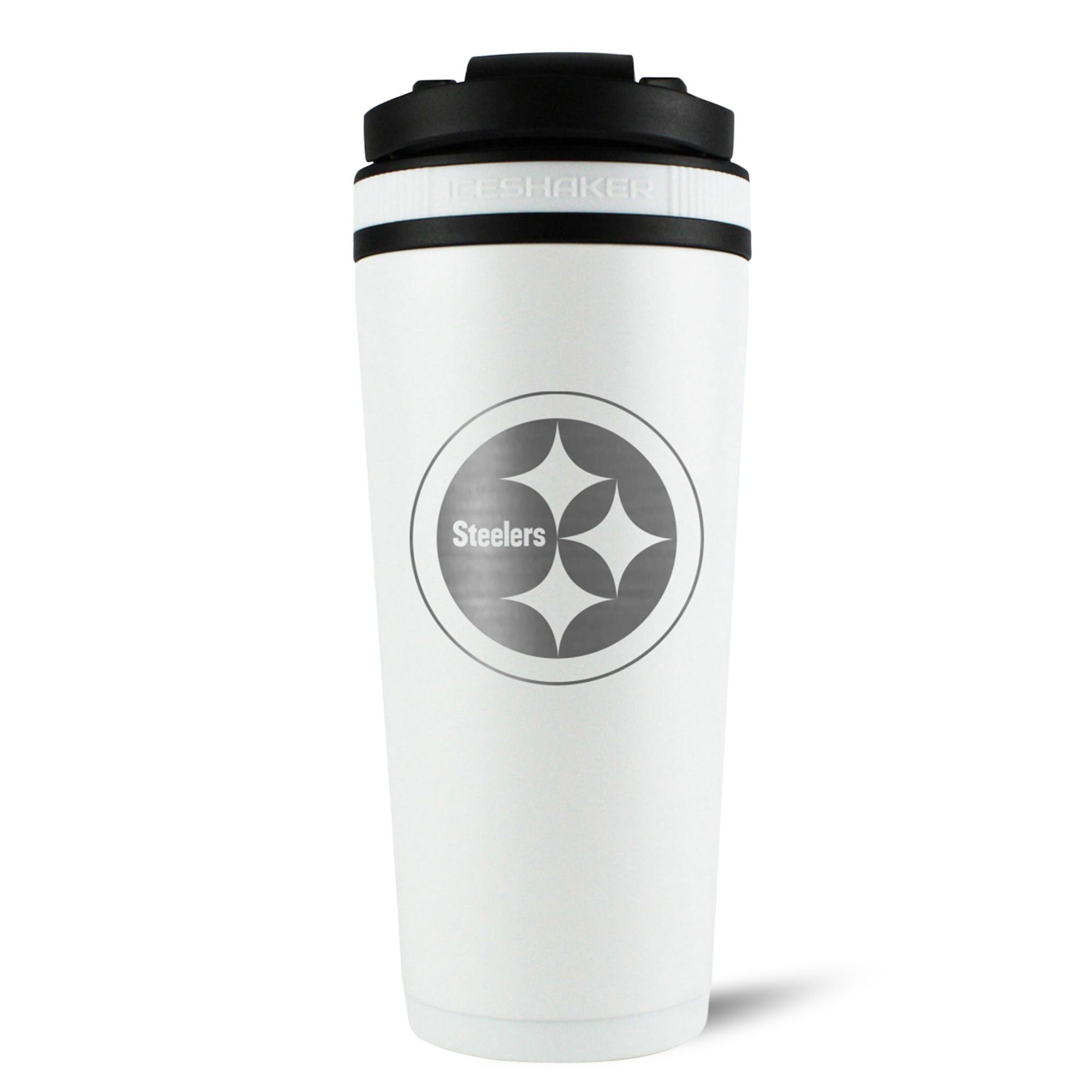Officially Licensed Pittsburgh Steelers 26oz Ice Shaker - White 1