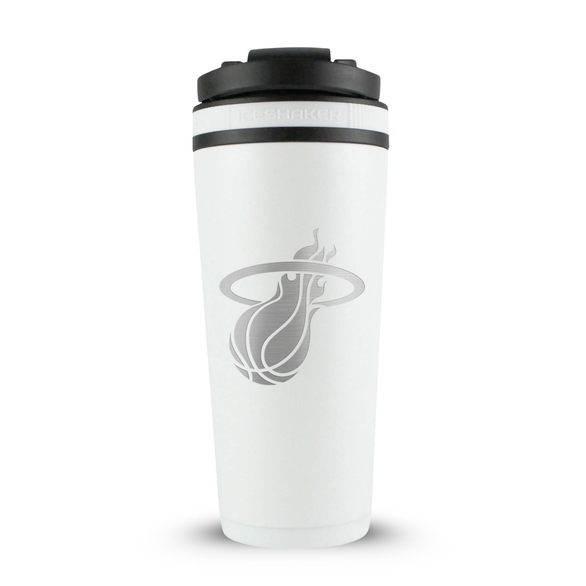 Officially Licensed Miami Heat 26oz Ice Shaker - White 1