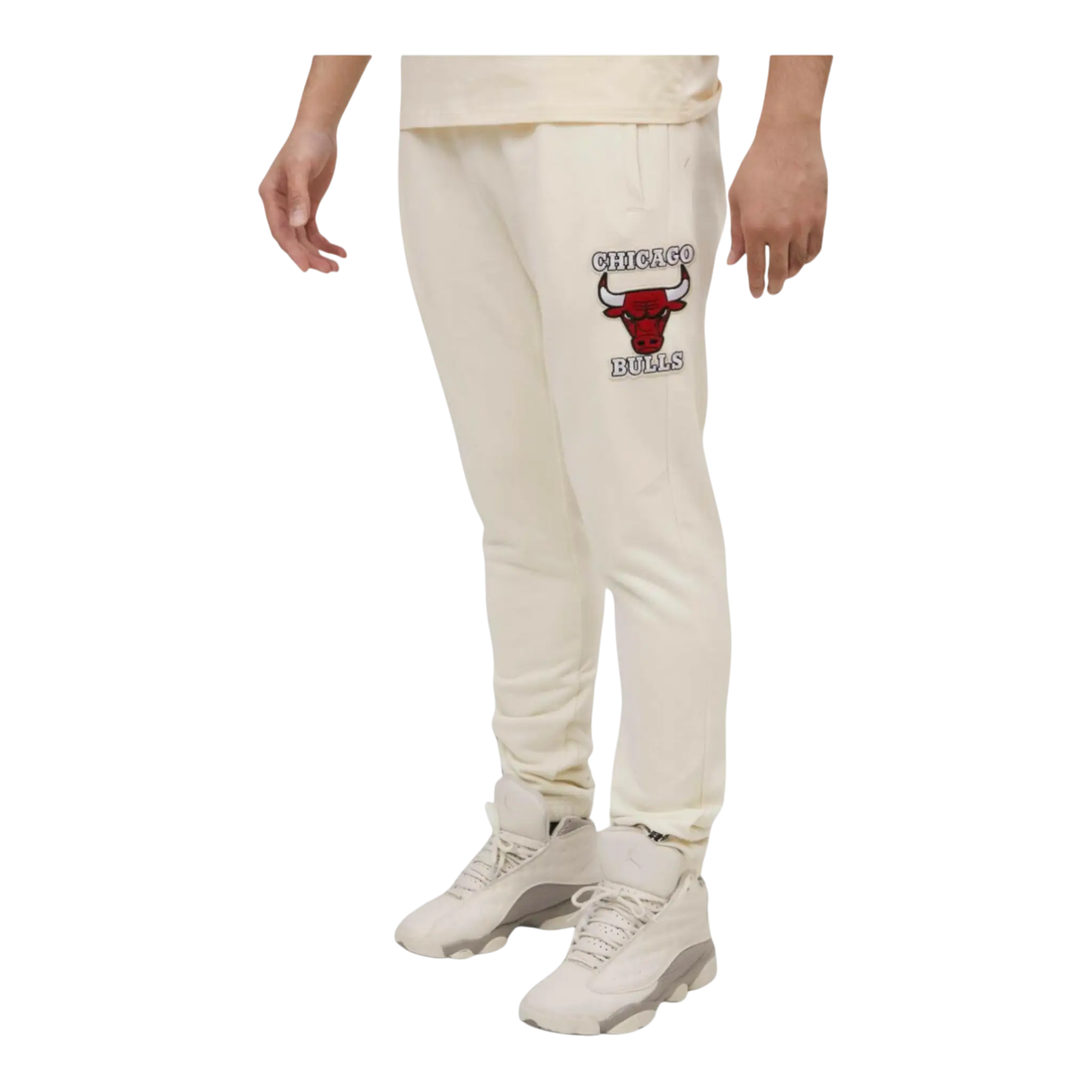 Pro Standard NBA Chicago Bulls Retro Classic Men Sweatpants Eggshell/Red 1