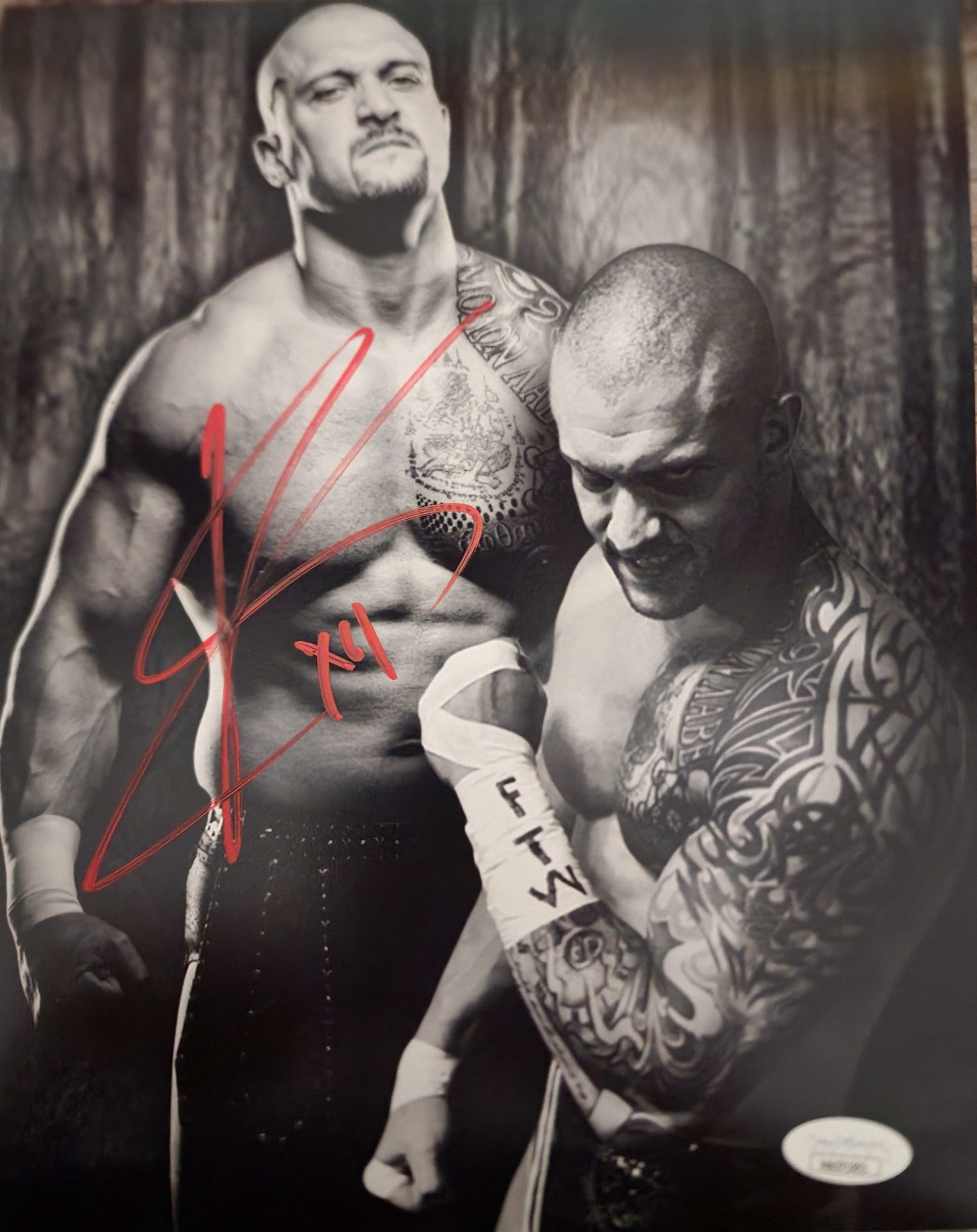 Karrion Kross Autographed 8" x 10" WWE Wrestling Spotlight Photo 1