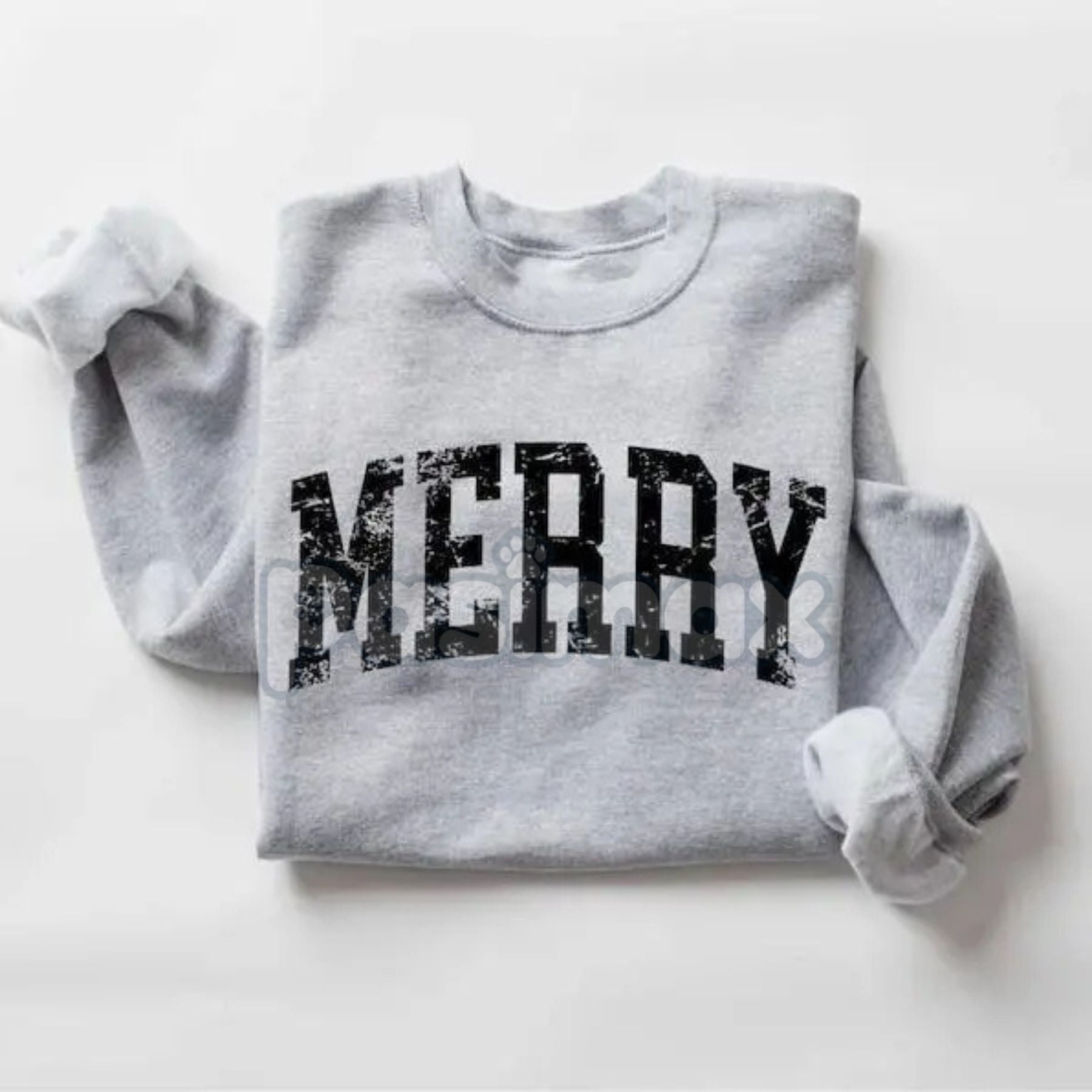 Merry Sweatshirt – Simple Holiday Crewneck Sweater 2