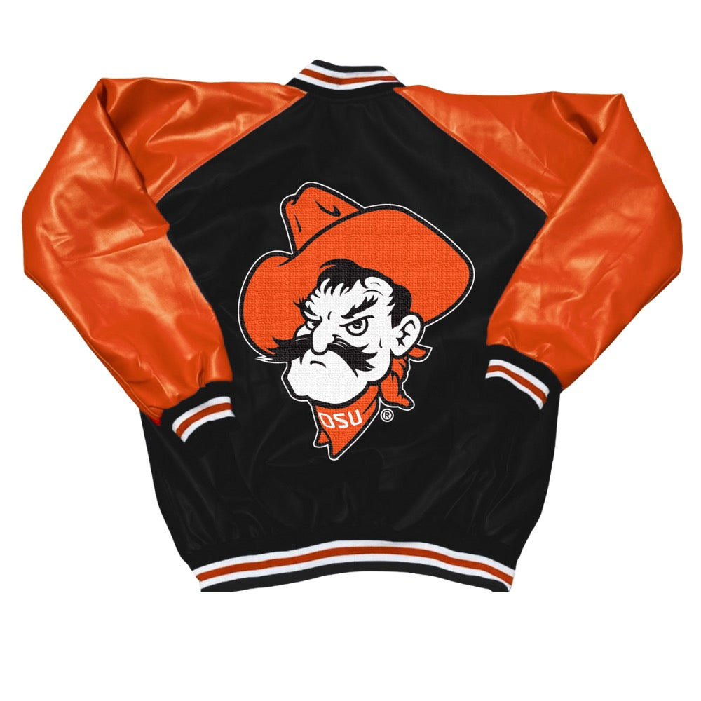 Oklahoma State Varsity Letterman Jacket | lojobands 1