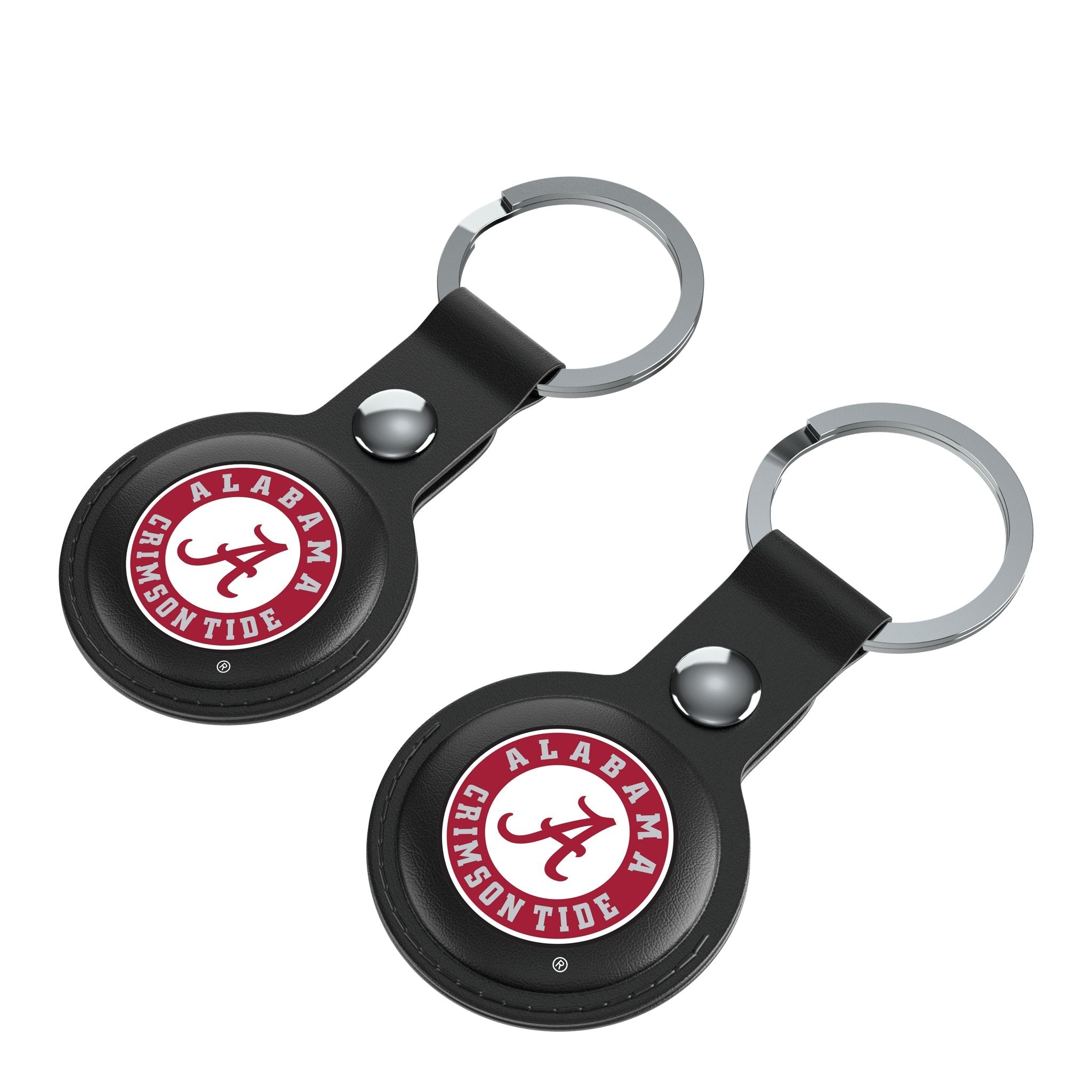 University of Alabama Crimson Tide Insignia Black Airtag Holder 2-Pack 3