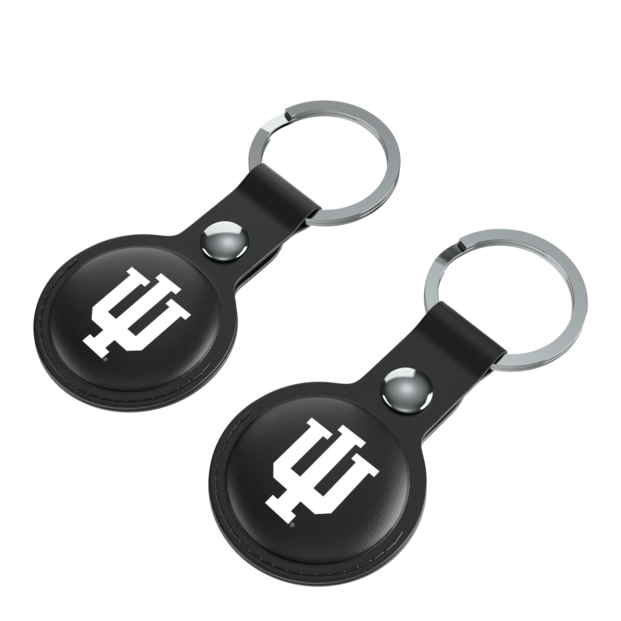 Indiana University Hoosiers Insignia Black Airtag Holder 2-Pack 3