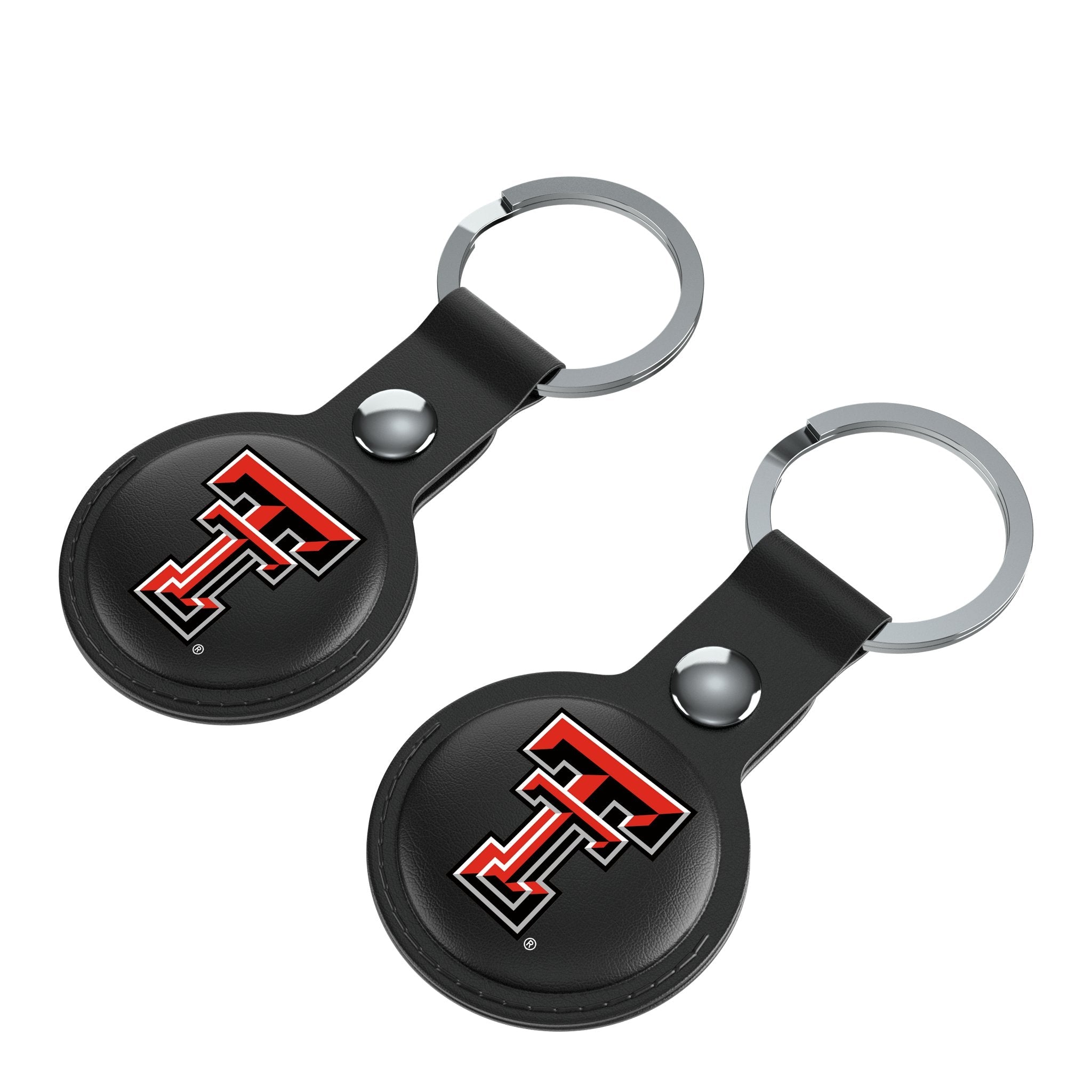 Texas Tech Red Raiders Insignia Black Airtag Holder 2-Pack 3