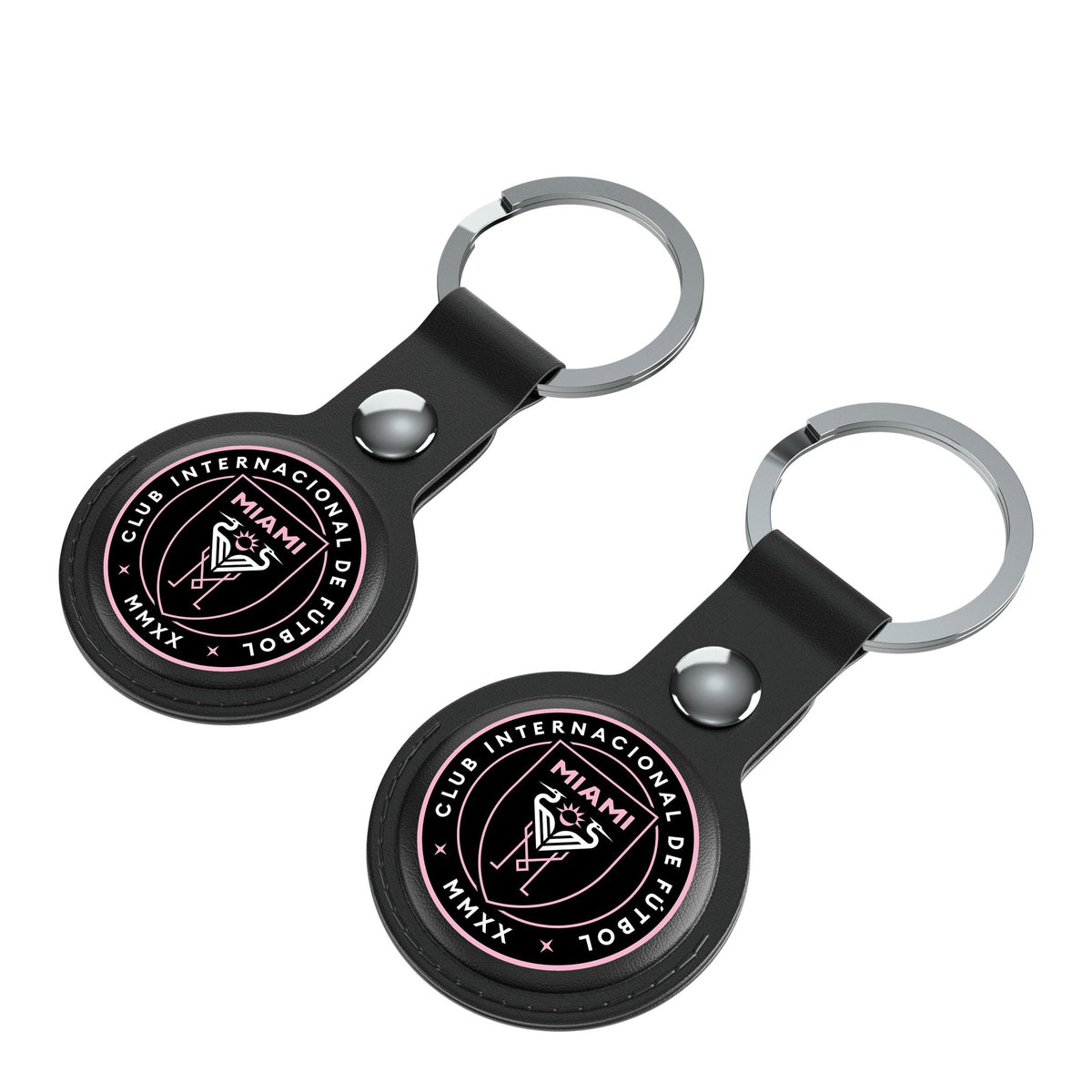 Inter Miami CF  Insignia Black Airtag Holder 2-Pack 3