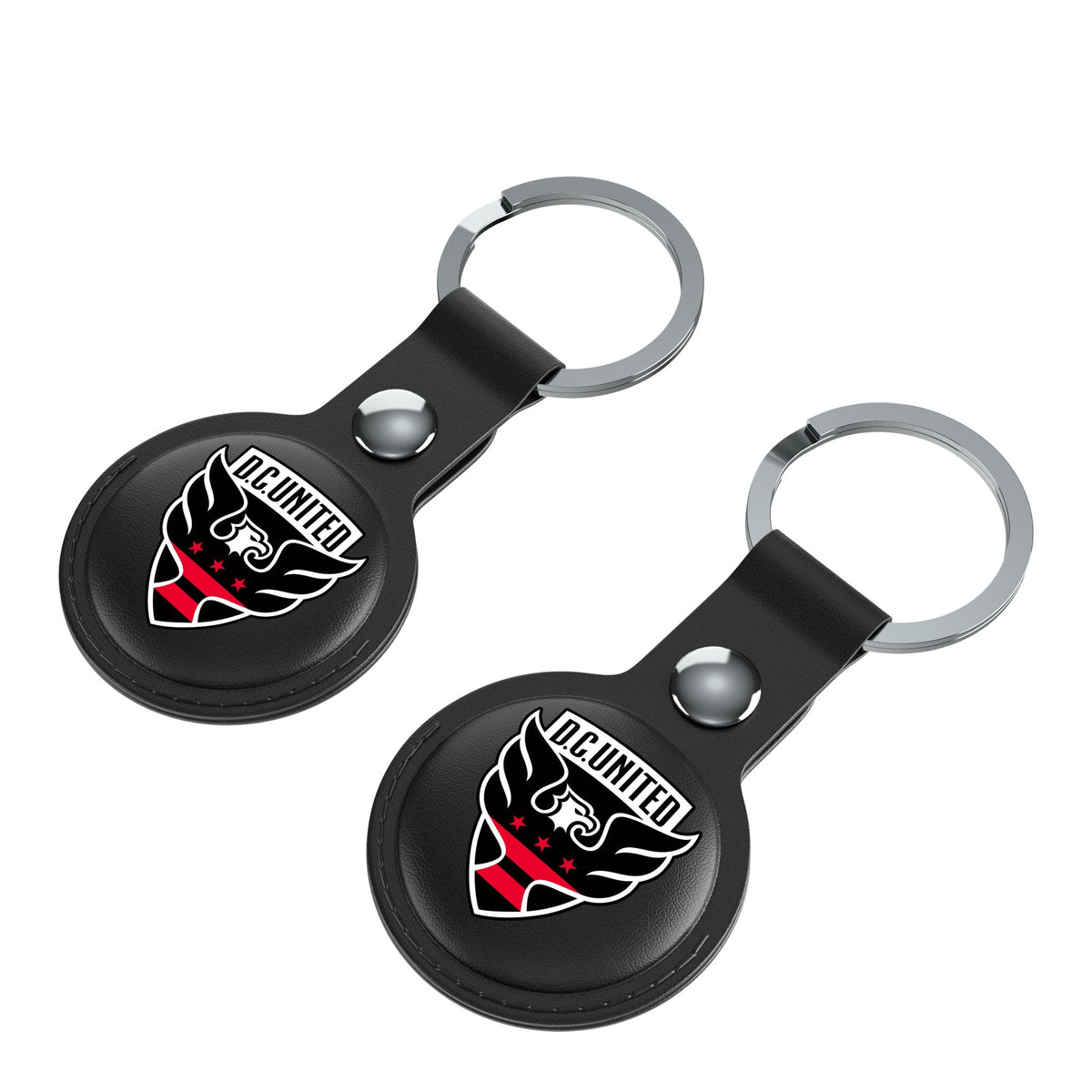 DC United  Insignia Black Airtag Holder 2-Pack 3