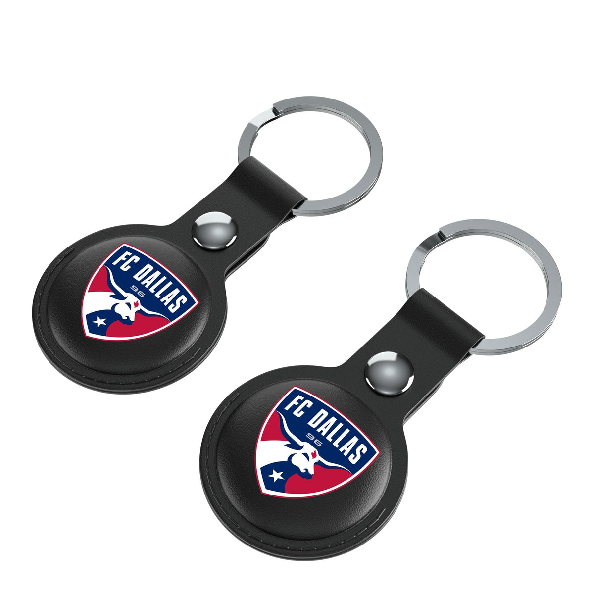 FC Dallas  Insignia Black Airtag Holder 2-Pack 3