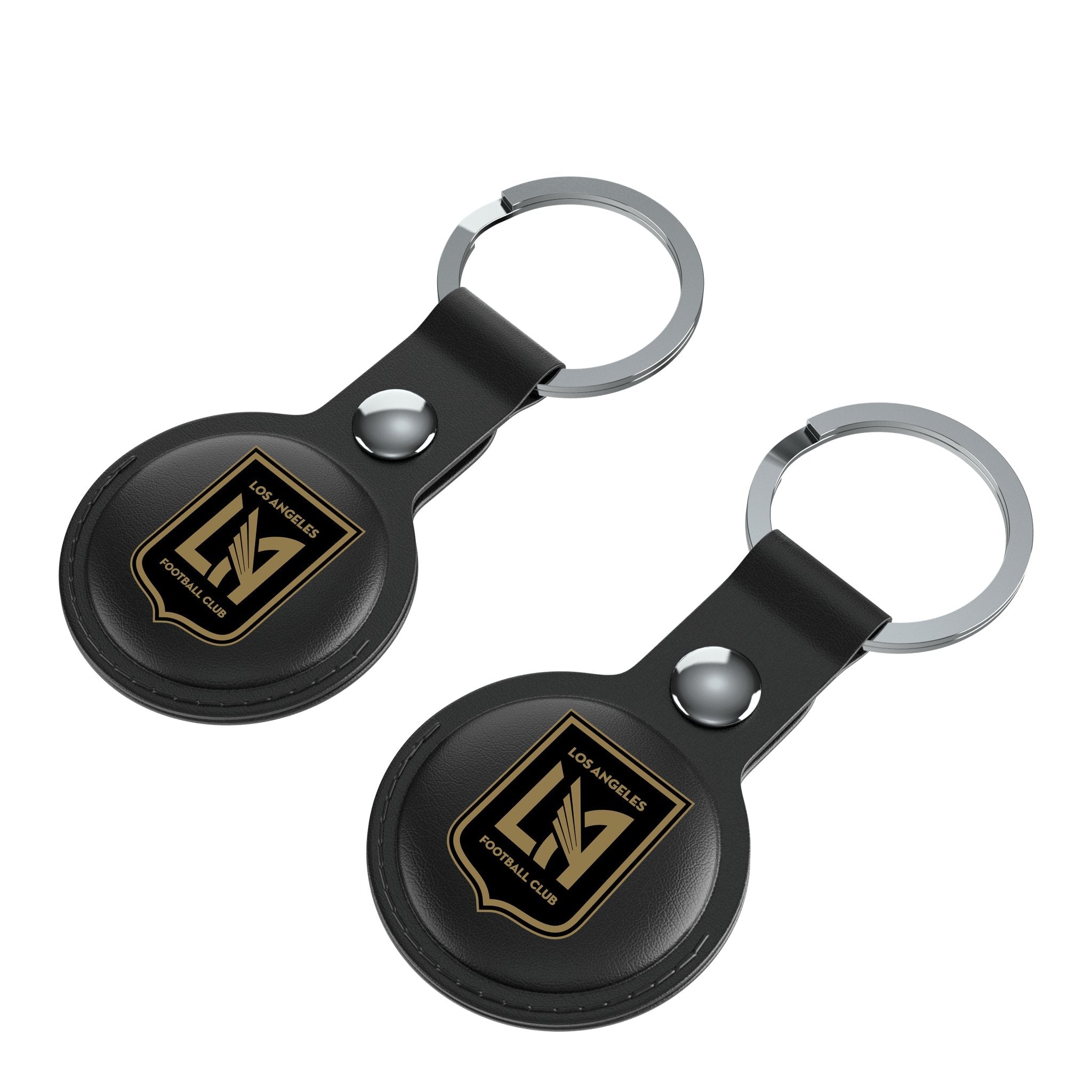 Los Angeles Football Club   Insignia Black Airtag Holder 2-Pack 3