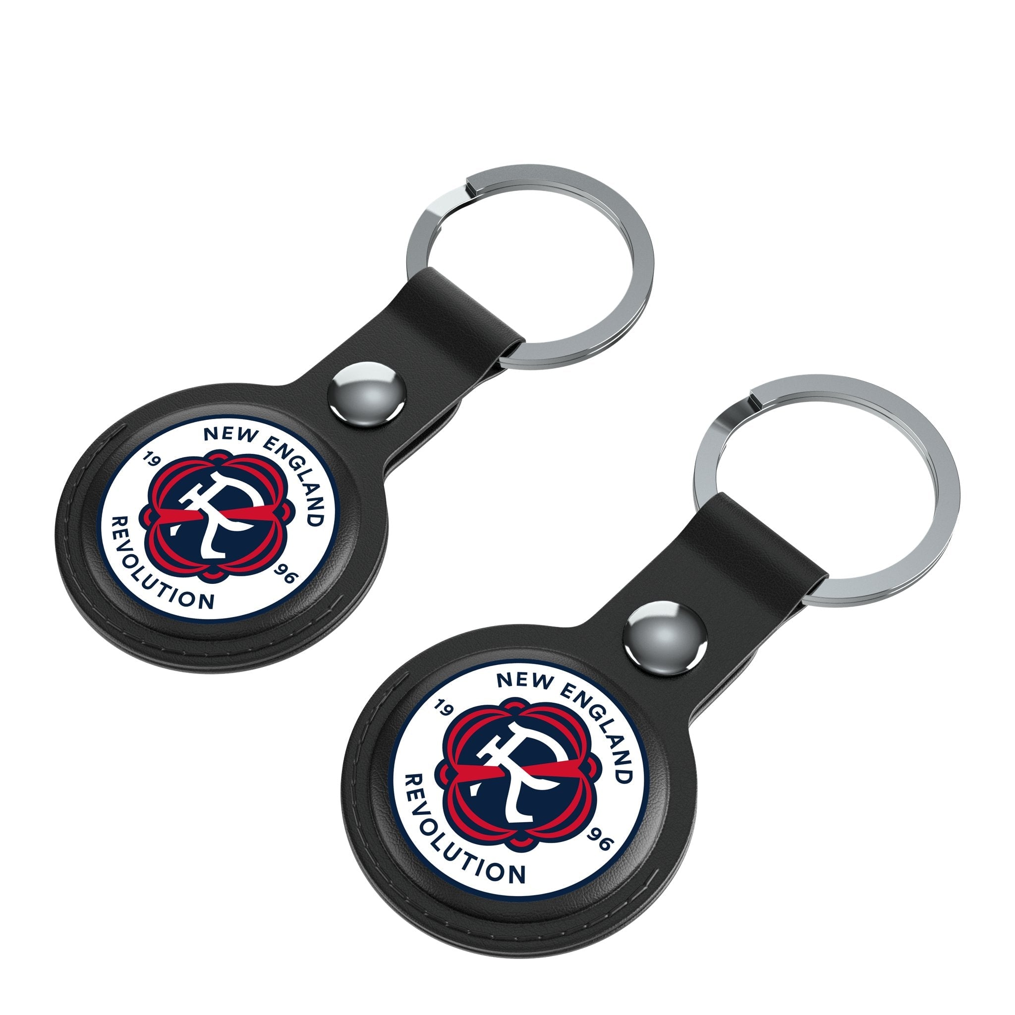New England Revolution  Insignia Black Airtag Holder 2-Pack 3