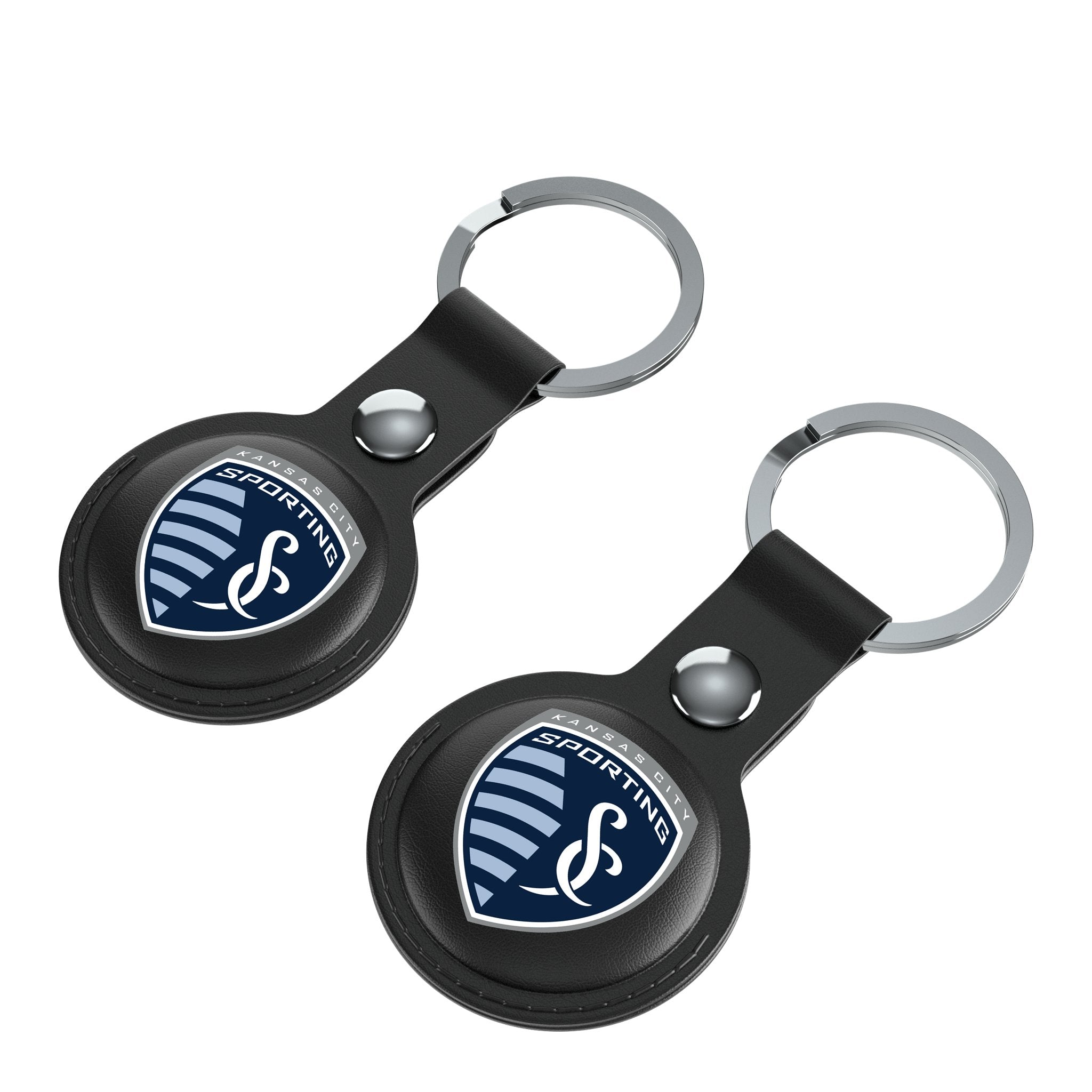 Sporting Kansas City   Insignia Black Airtag Holder 2-Pack 3