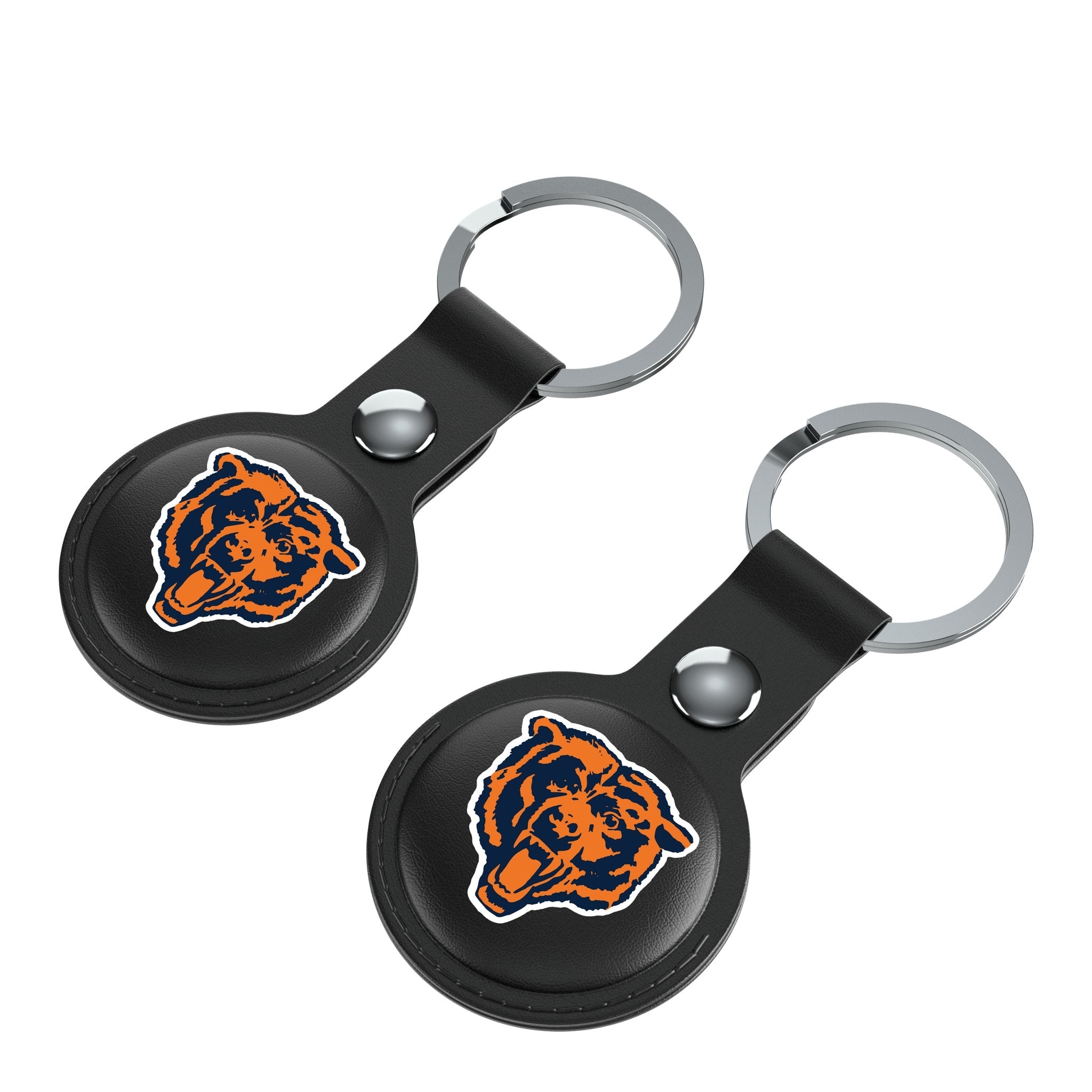 Chicago Bears 1946 Historic Collection Insignia Black Airtag Holder 2-Pack 3