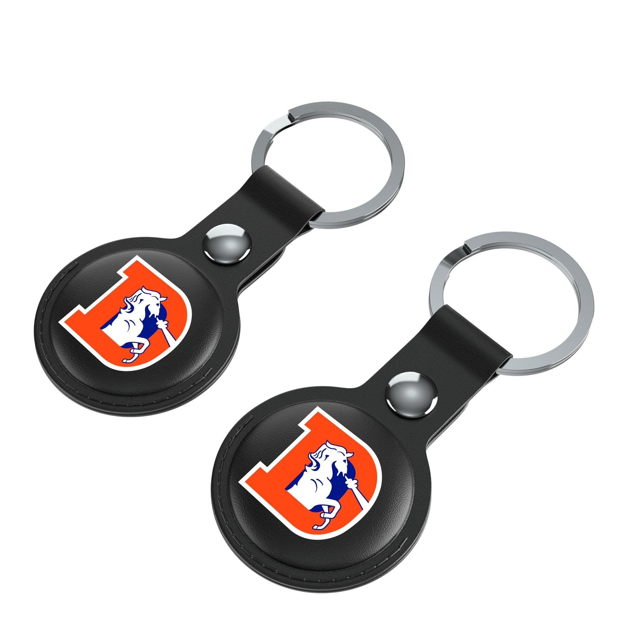 Denver Broncos 1993-1996 Historic Collection Insignia Black Airtag Holder 2-Pack 3