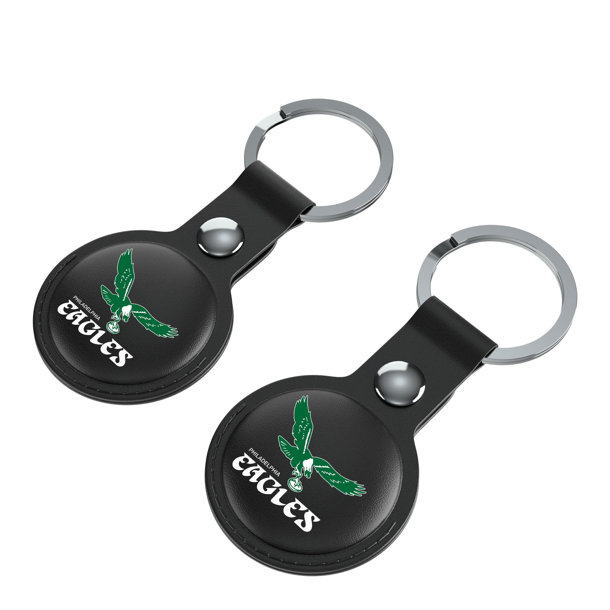 Philadelphia Eagles 1973-1995 Historic Collection Insignia Black Airtag Holder 2-Pack 3