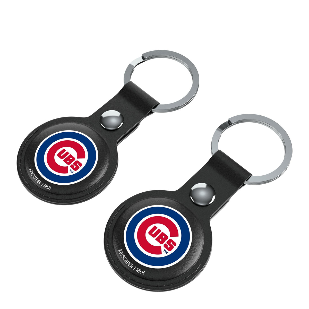 Chicago Cubs Insignia Black Airtag Holder 2-Pack 3
