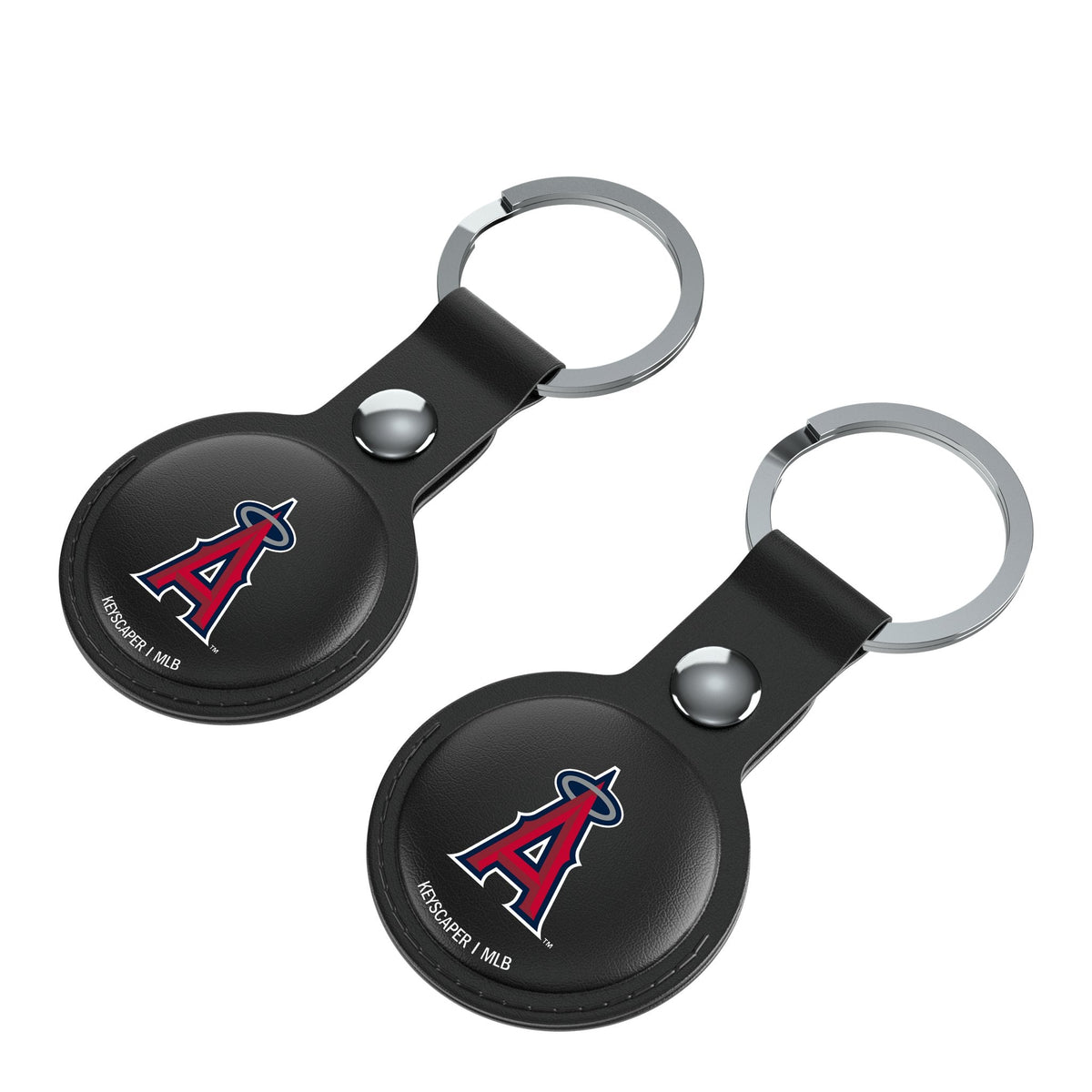 Los Angeles Angels Insignia Black Airtag Holder 2-Pack 3