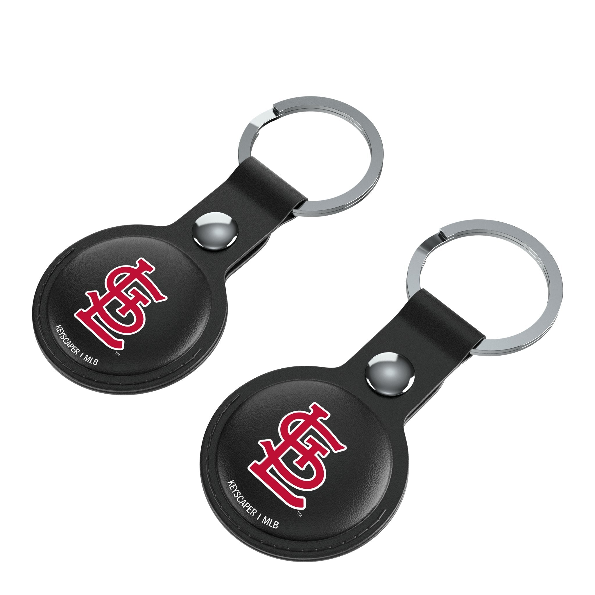 St Louis Cardinals Insignia Black Airtag Holder 2-Pack 3