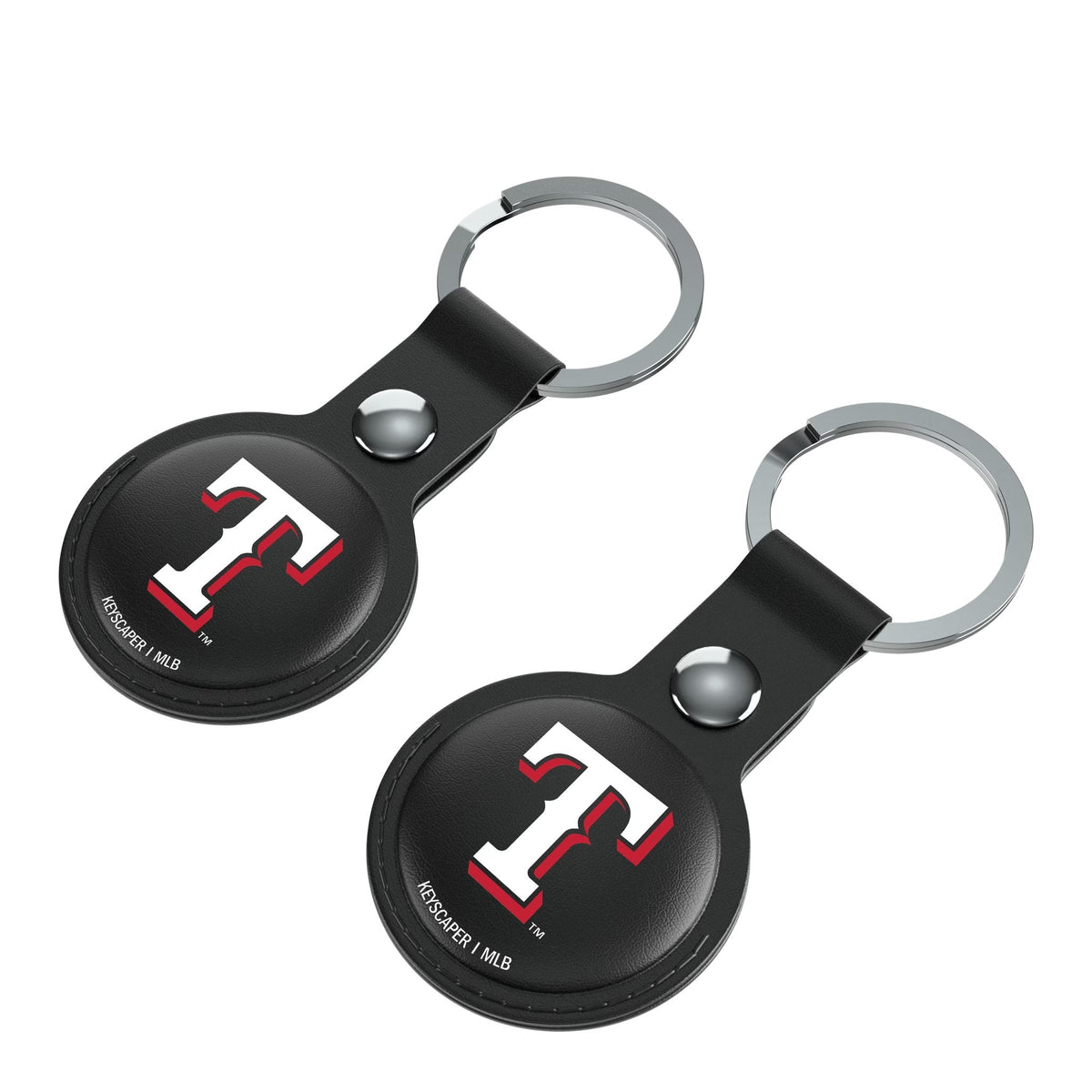 Texas Rangers Insignia Black Airtag Holder 2-Pack 3